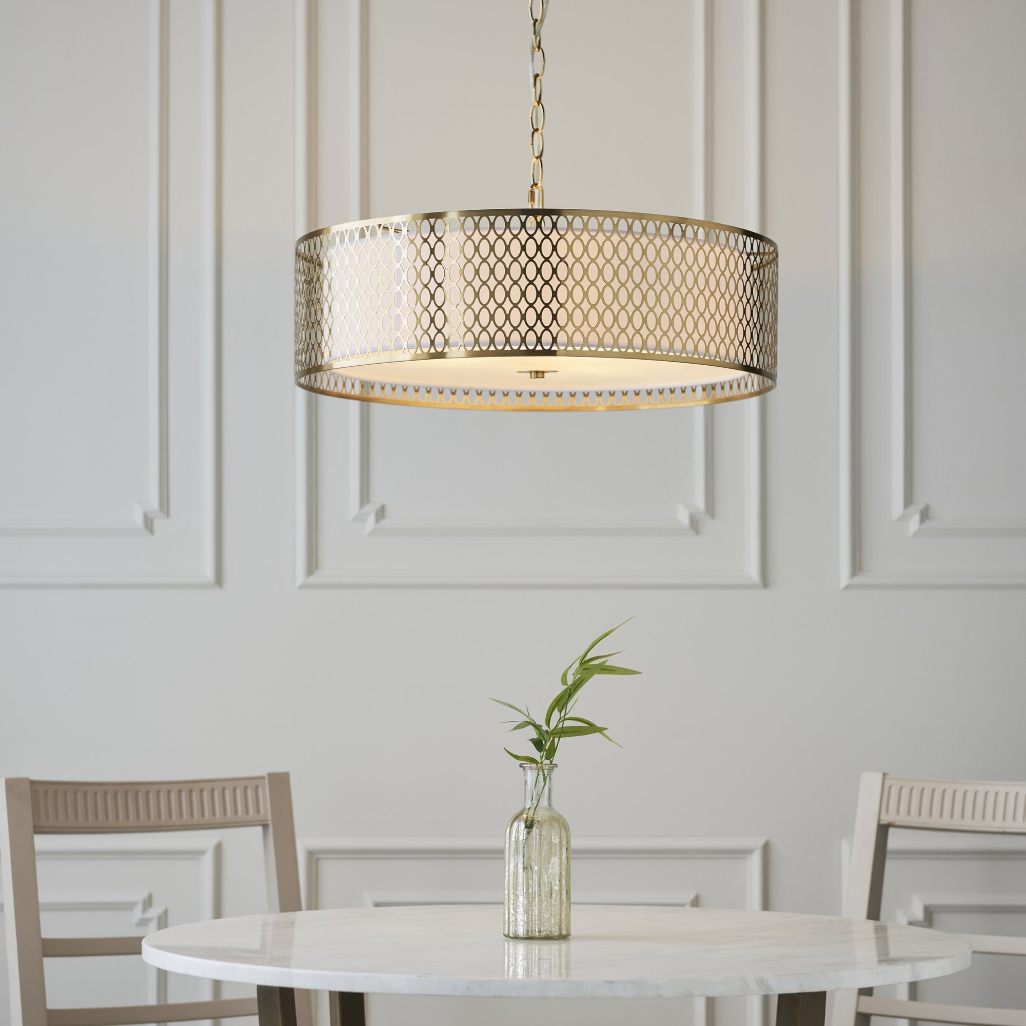 Endon Cordero 3 Light Pendant - Gold Plate