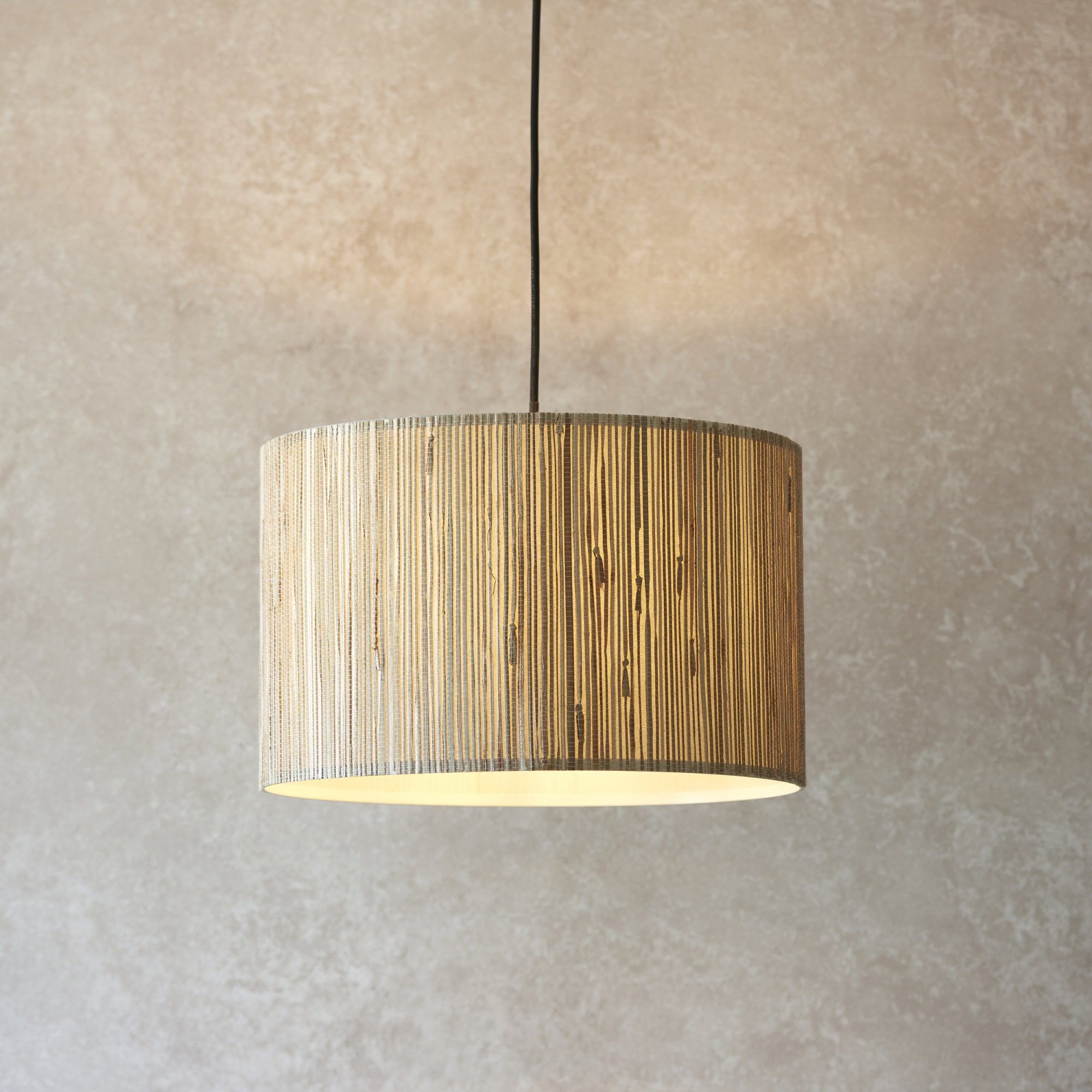 Endon Longshore Single Light Pendant - Woven Seagrass