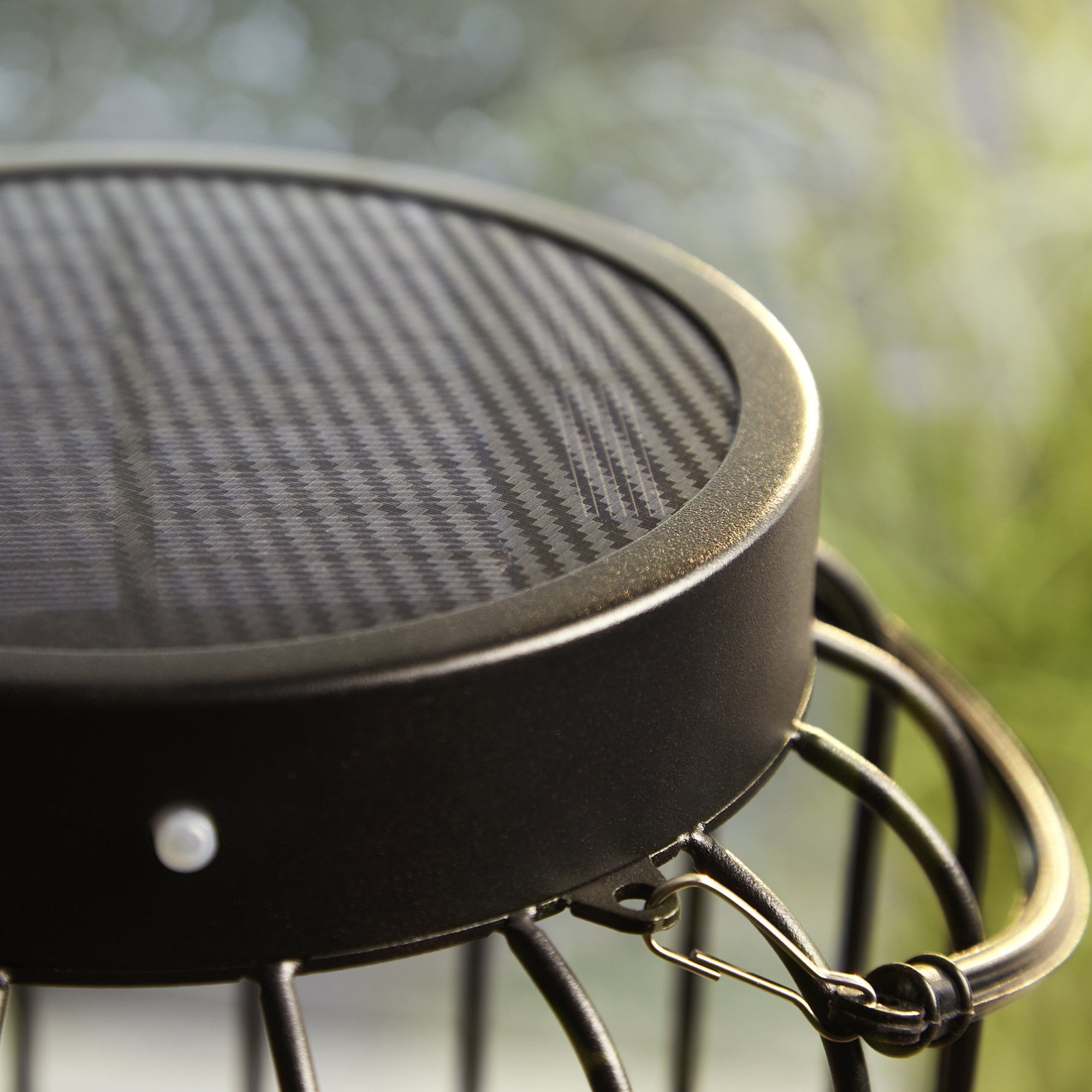 Endon Tropic IP44 Solar Table Lantern - Matt Black