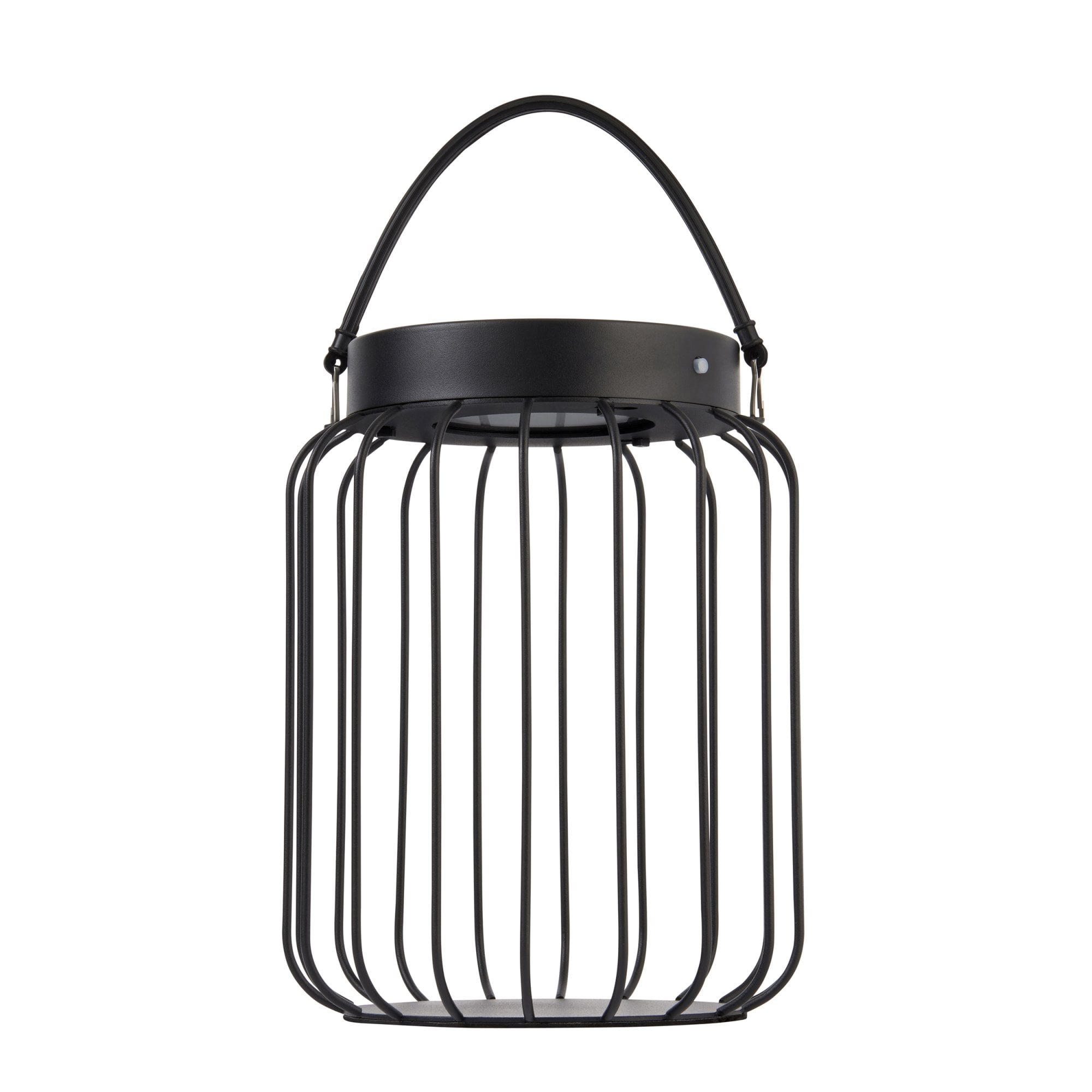 Endon Tropic IP44 Solar Table Lantern - Matt Black