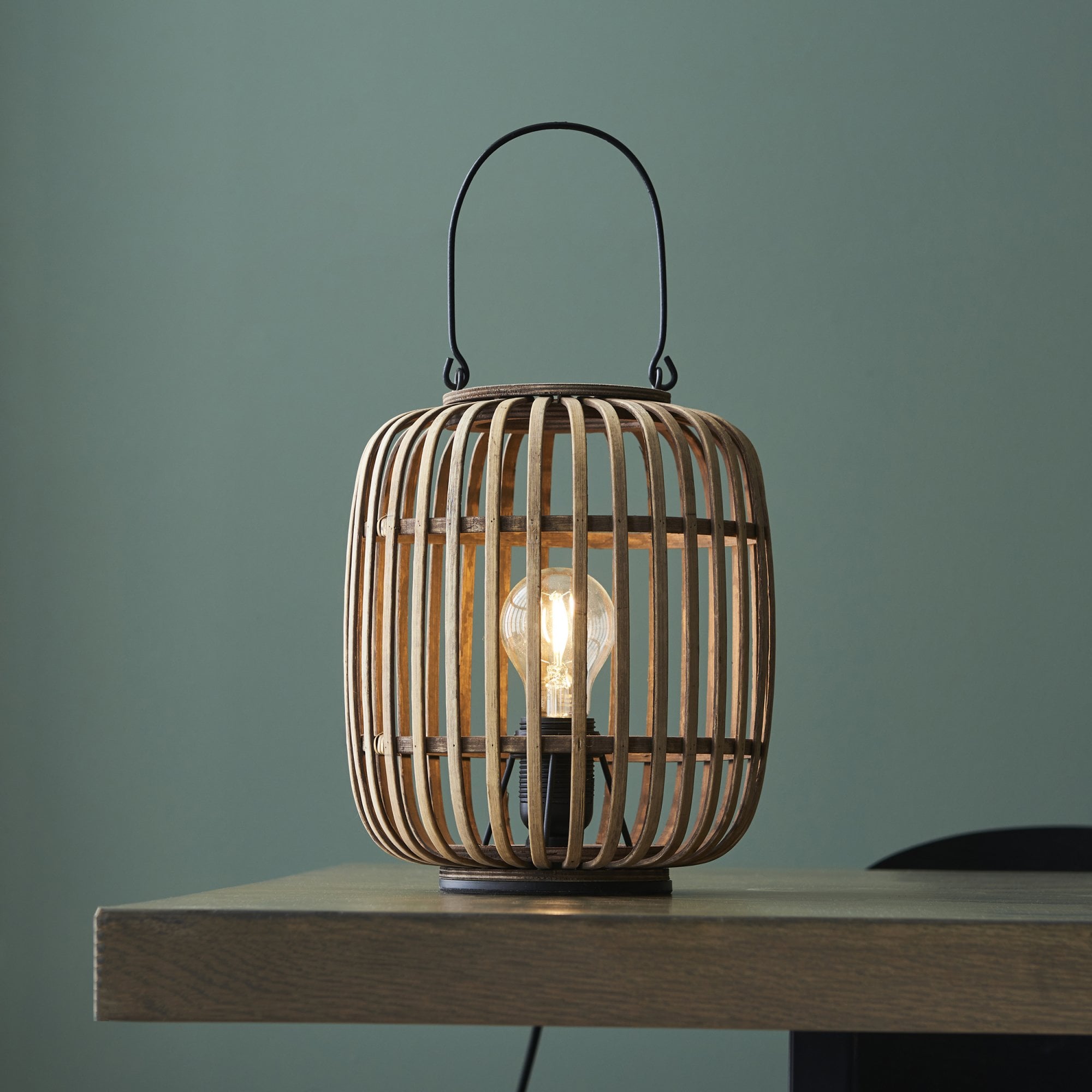 Endon Mathias Table Lamp - Natural Bamboo