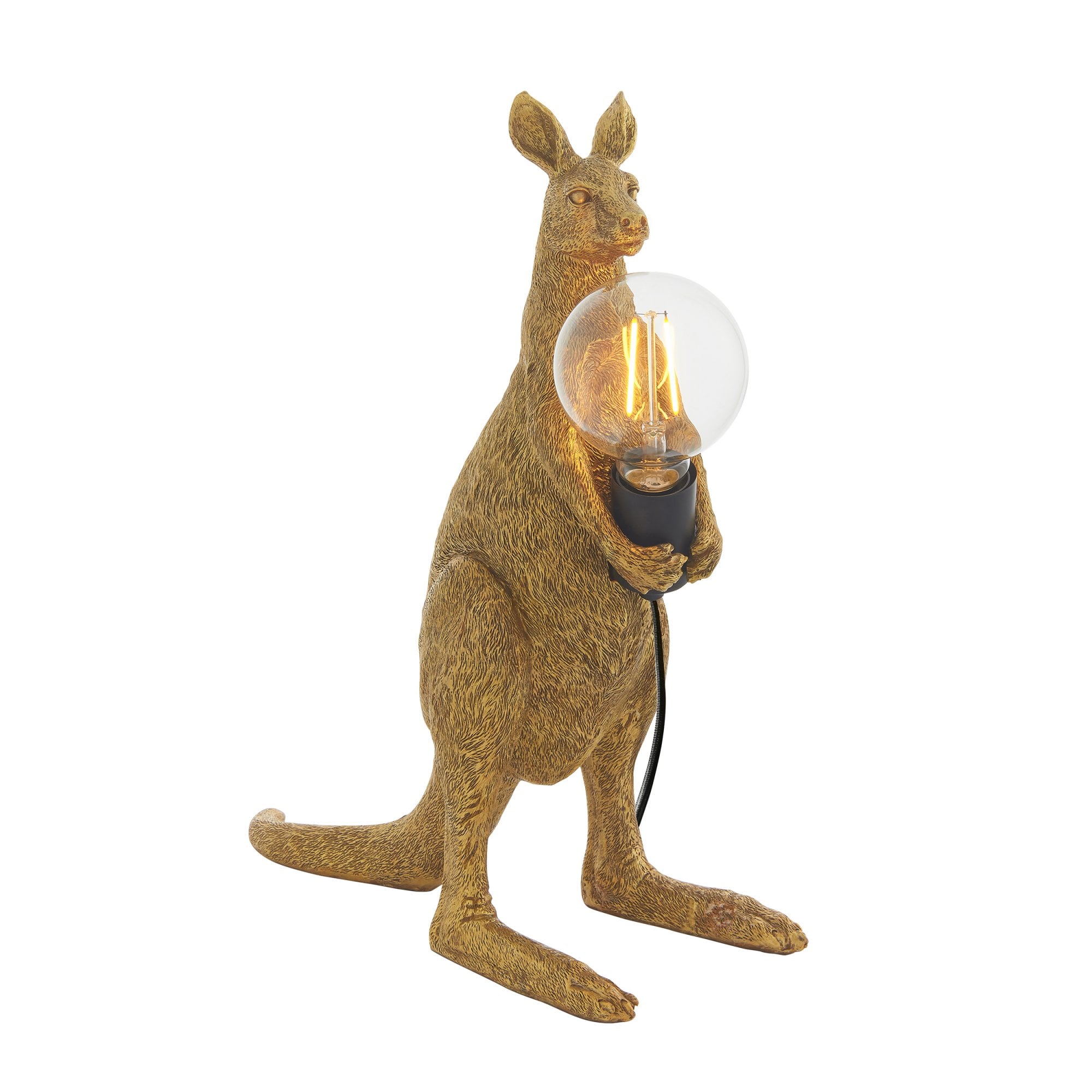 Endon Skippy The Kangaroo Table Lamp - Vintage Gold