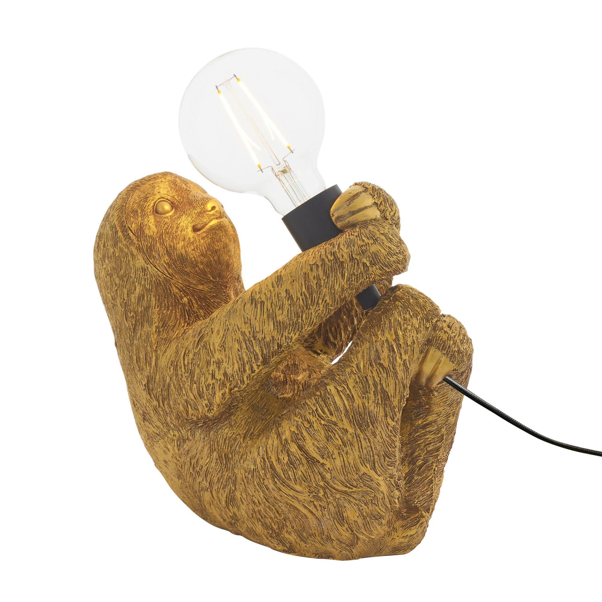 Endon Sleepy Sloth Table Lamp - Vintage Gold