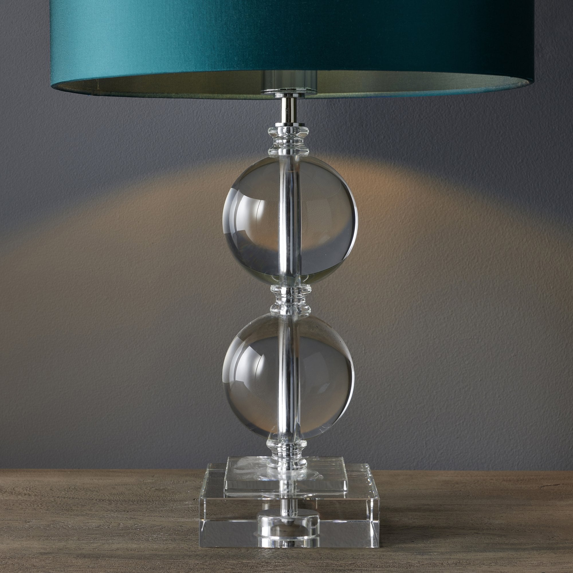 Endon Neptune Table Lamp - Clear Crystal Base Only - 43cm Tall