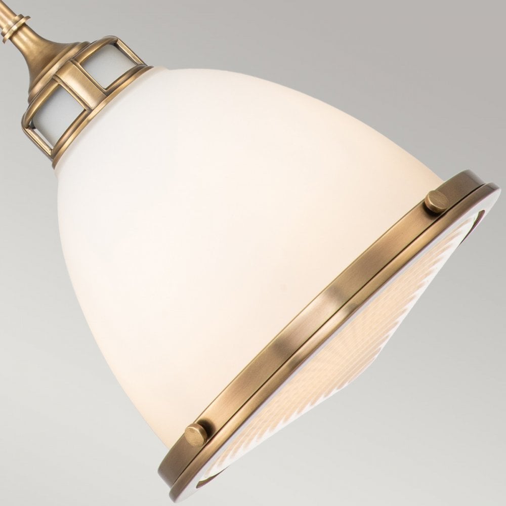 Hinkley Amelia Single Medium Pendant - Heritage Brass