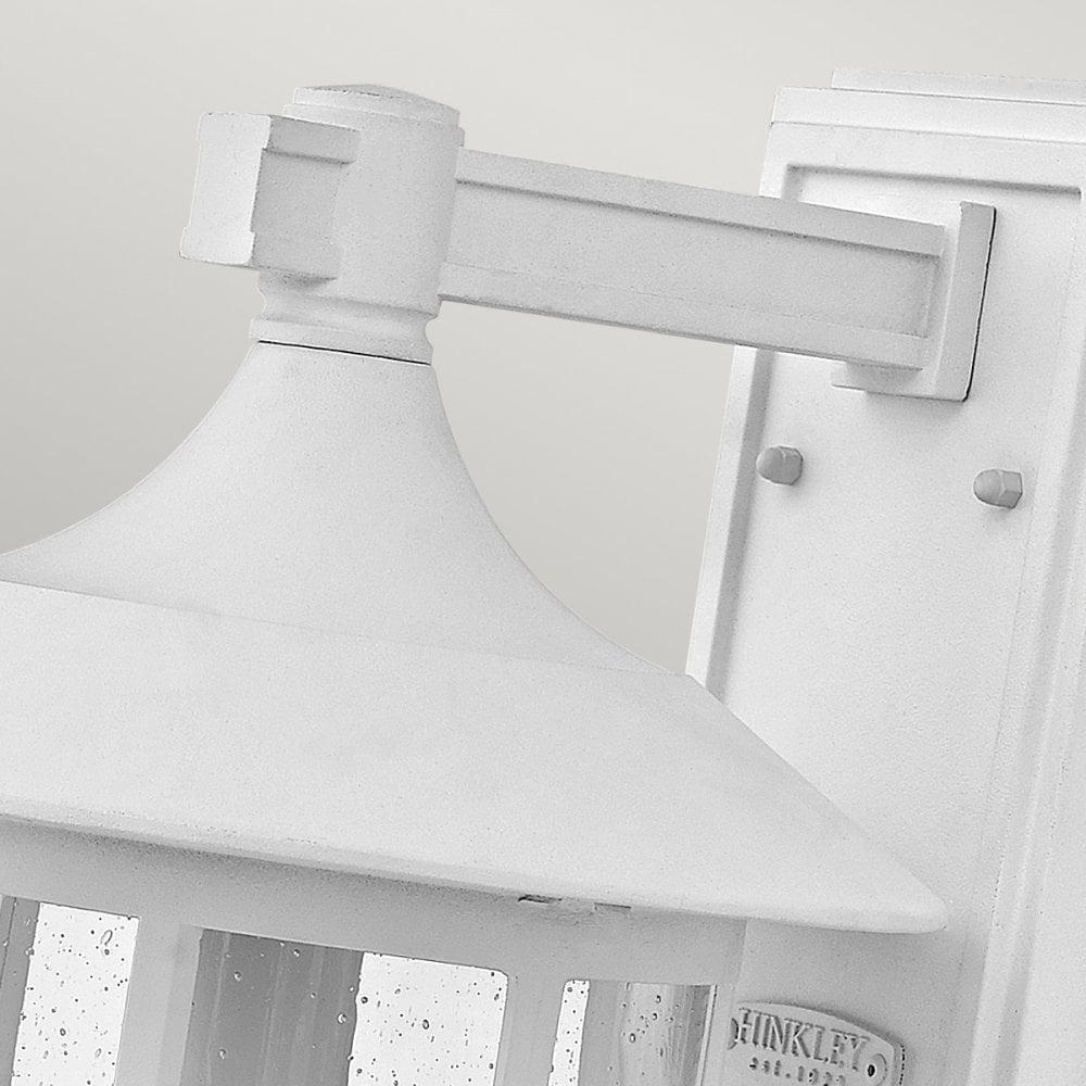 Hinkley Freeport Single Large Wall Lantern - Textured White