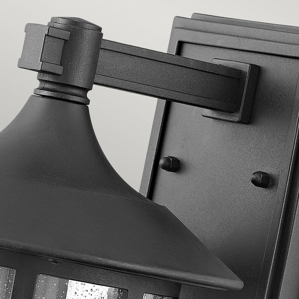 Hinkley Freeport Single Medium Wall Lantern - Textured Black
