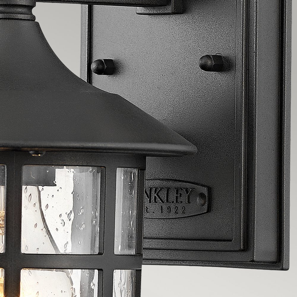 Hinkley Freeport Single Small Wall Lantern - Textured Black