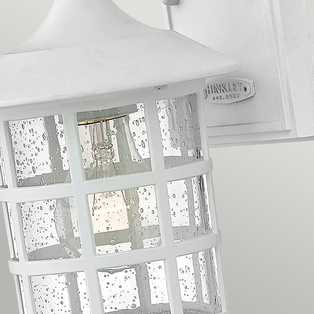 Hinkley Freeport Single Small Wall Lantern - Textured White