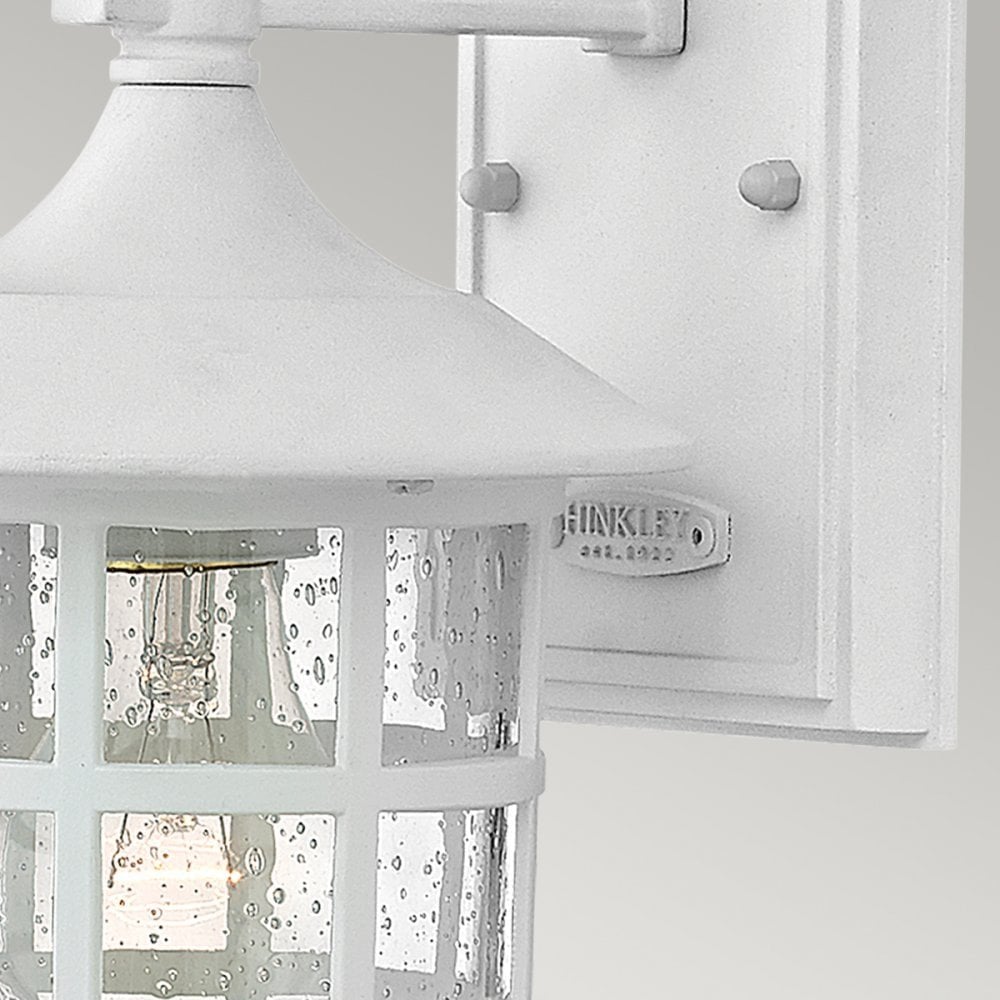 Hinkley Freeport Single Small Wall Lantern - Textured White
