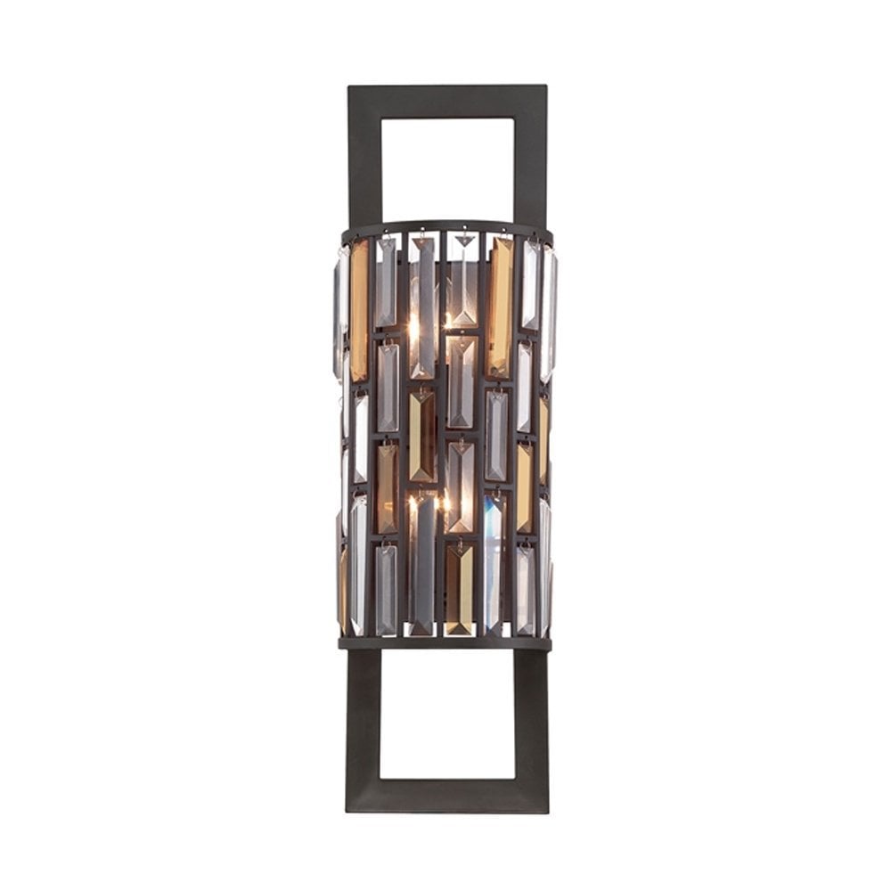Hinkley Gemma 2 Light Tall Wall Light - Vintage Bronze