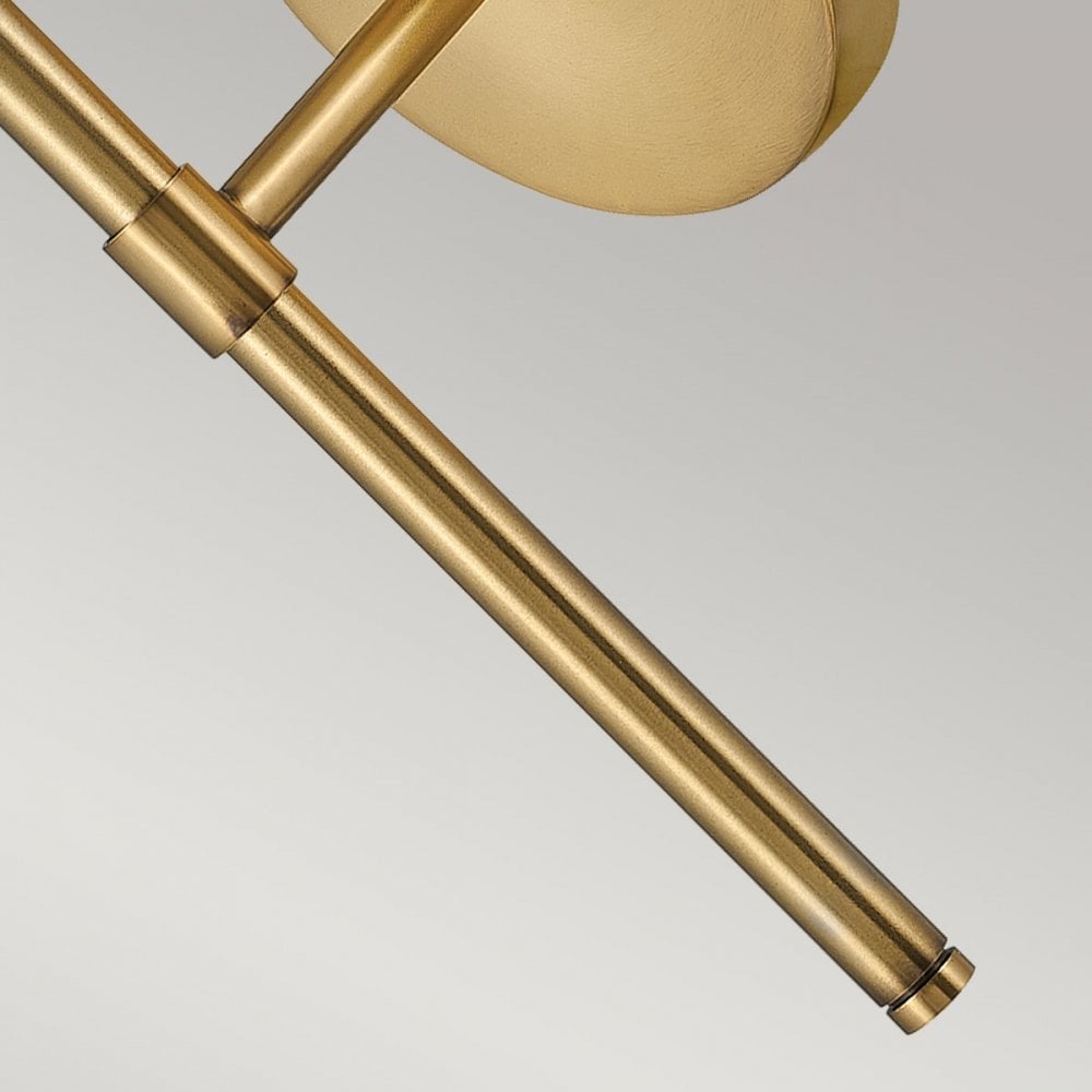 Hinkley Hollis Single Wall Light - Opal - Heritage Brass