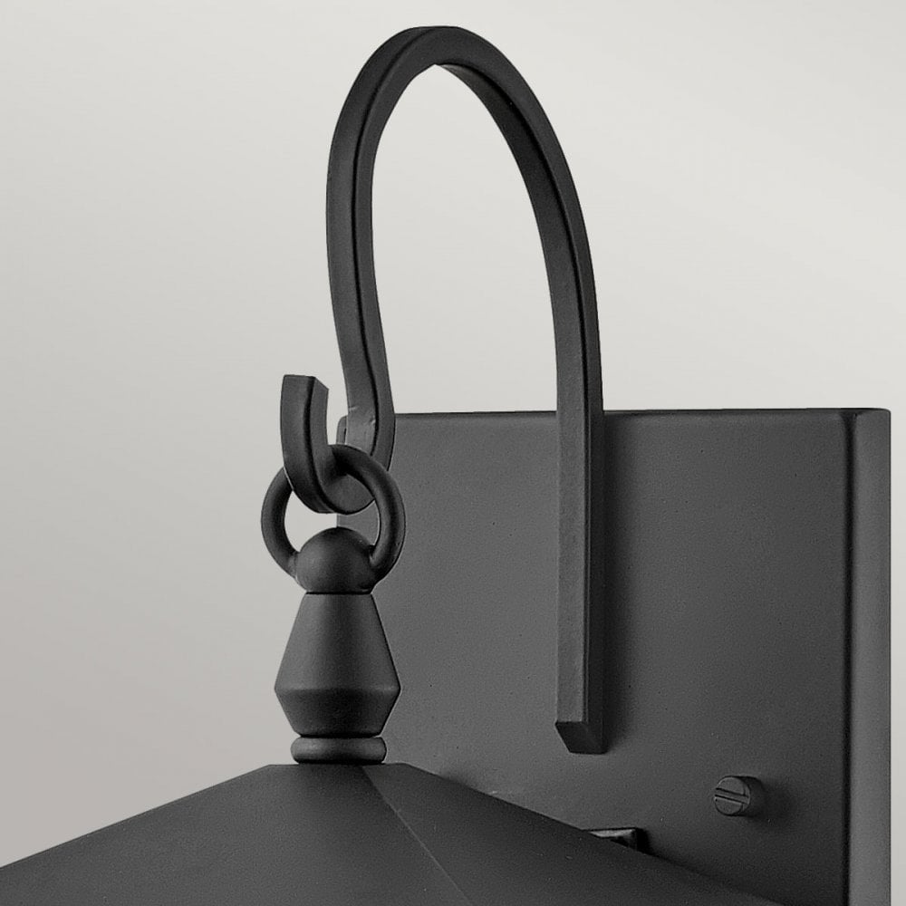 Hinkley Huntersfield Single Small Wall Lantern - Black