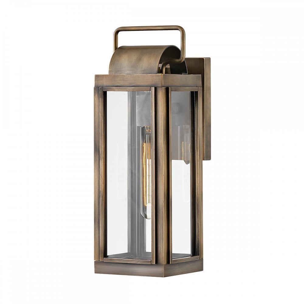 Hinkley Sag Harbor Single Small Wall Lantern - Painted Burnished Bronze