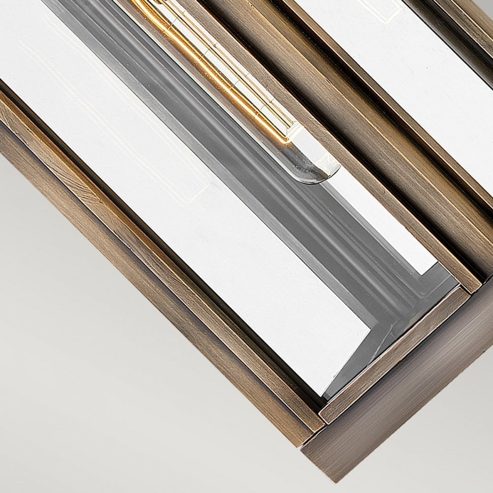 Hinkley Sag Harbor Single Small Wall Lantern - Painted Burnished Bronze