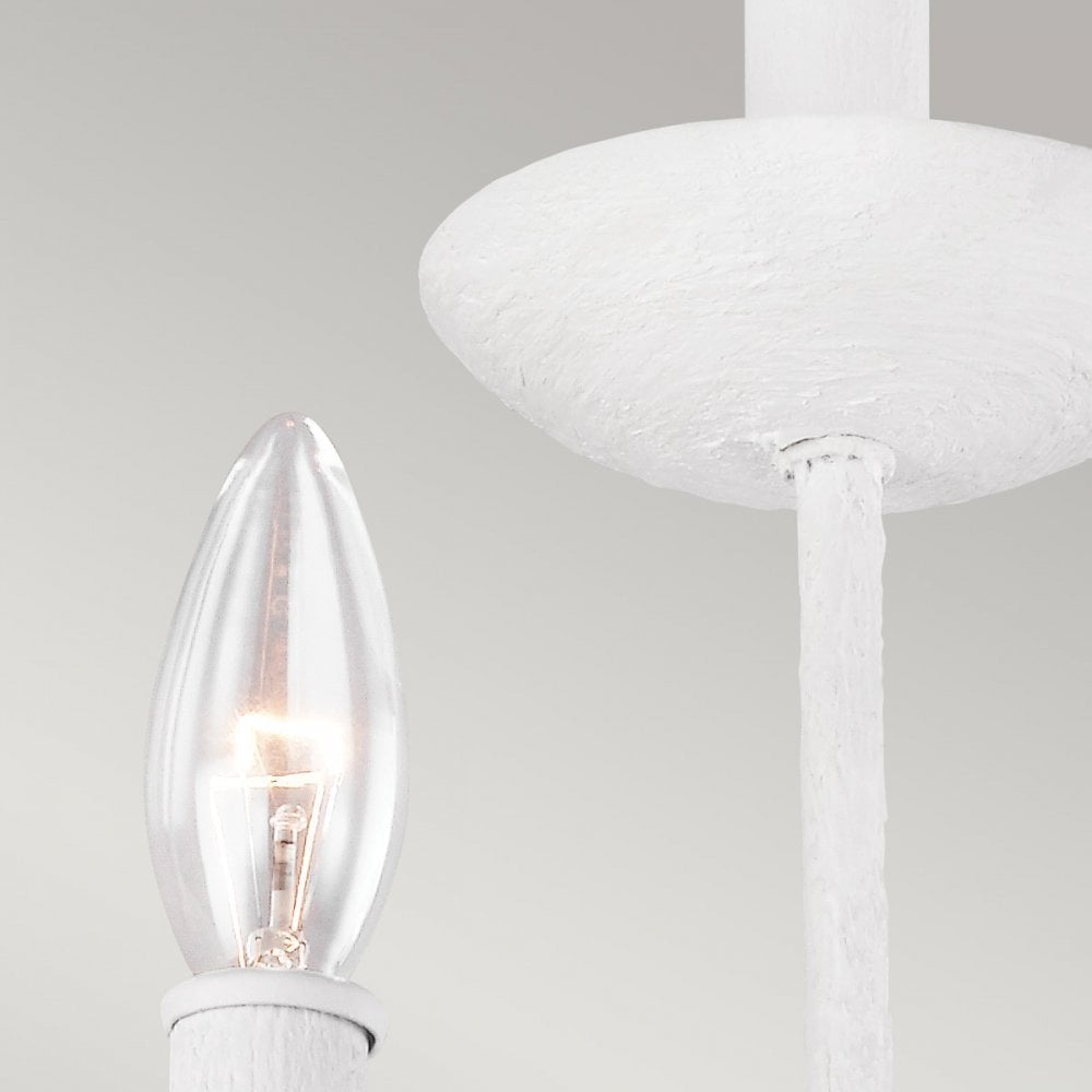 Feiss Annie 3 Light Wall Light - Plaster White