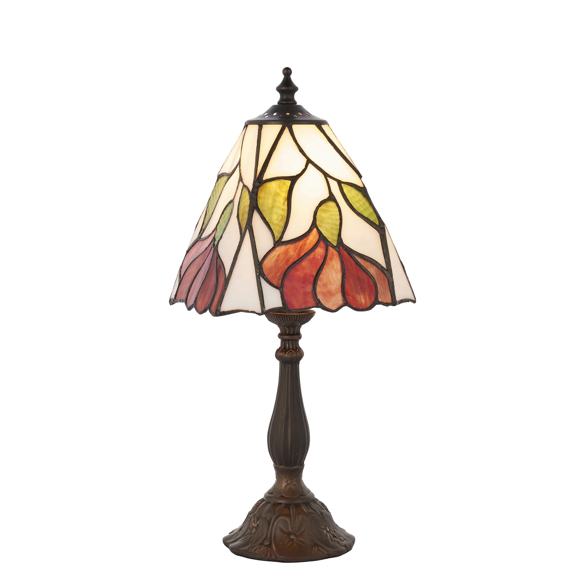 Interiors 1900 Botanica Small Table Lamp - Tiffany Glass