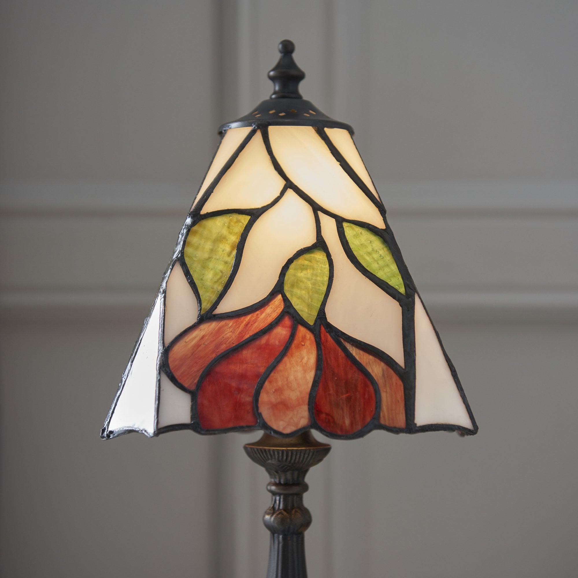 Interiors 1900 Botanica Small Table Lamp - Tiffany Glass