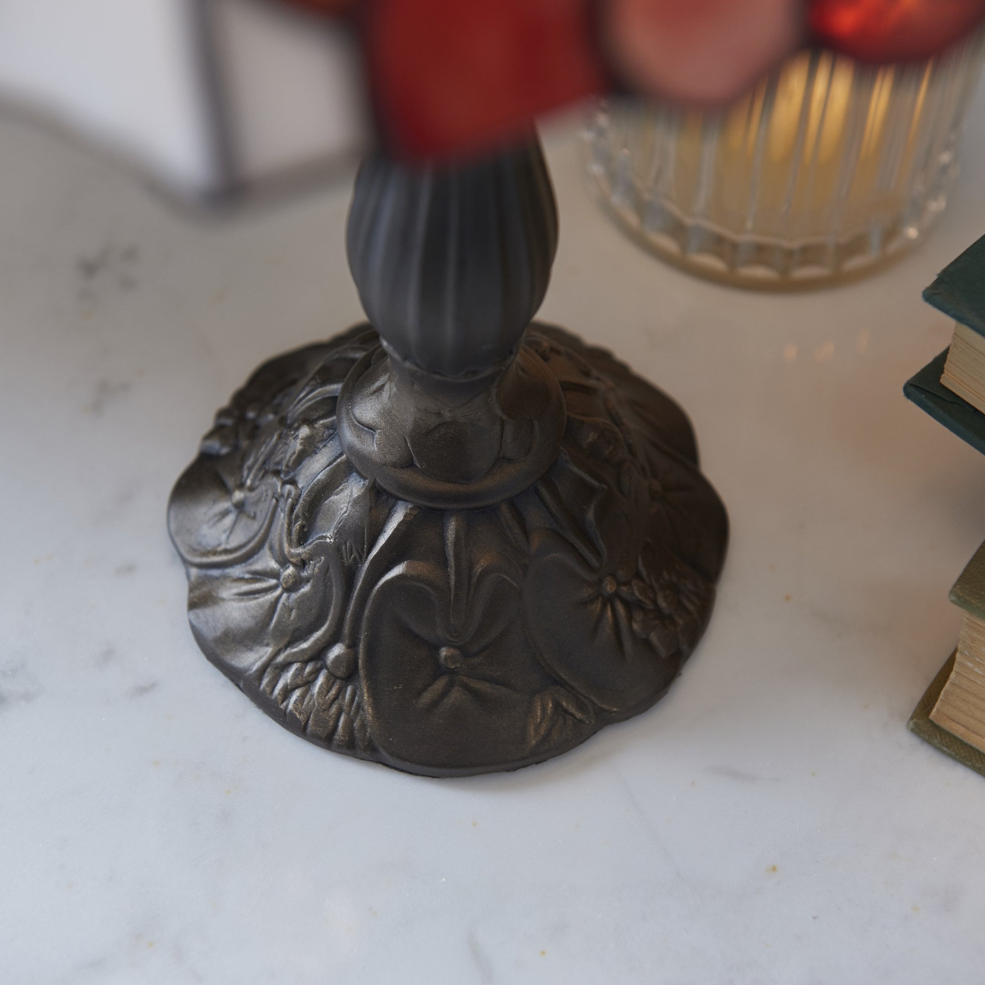 Interiors 1900 Botanica Small Table Lamp - Tiffany Glass