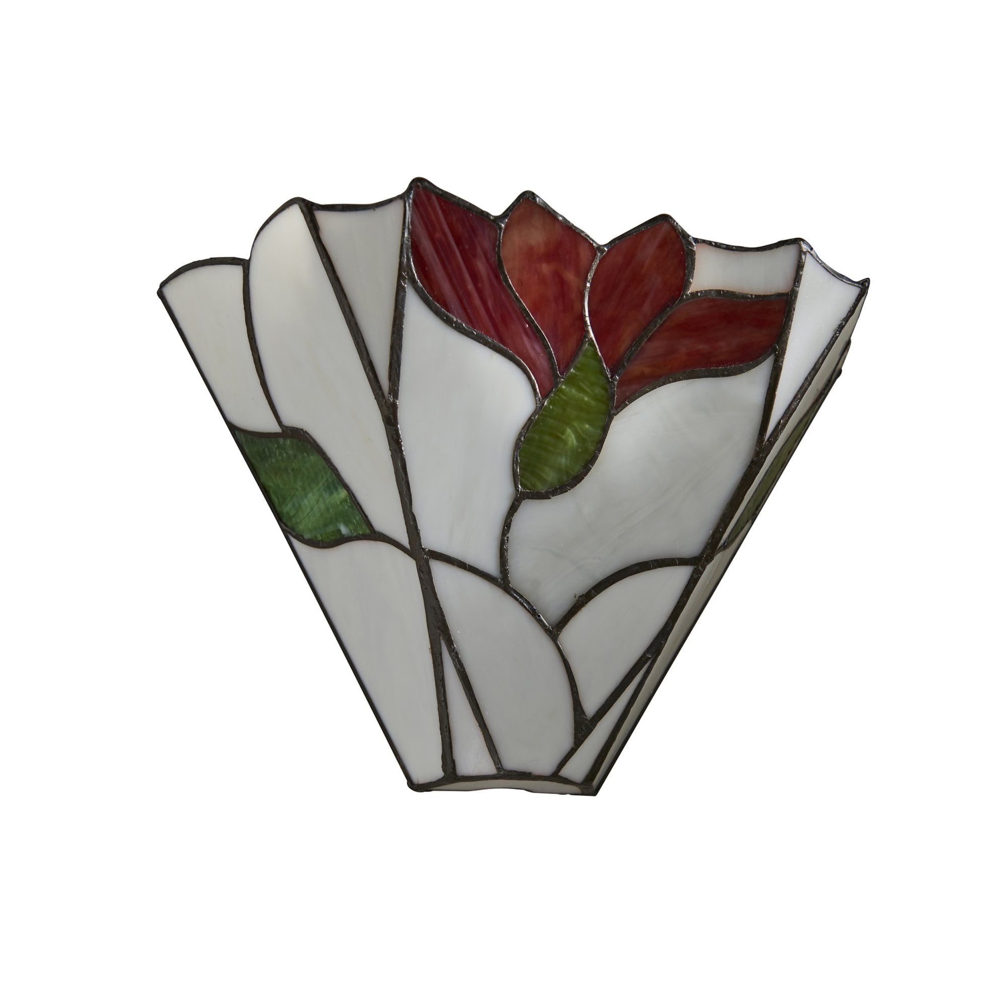 Interiors 1900 Botanica Single Wall Fitting - Tiffany Glass