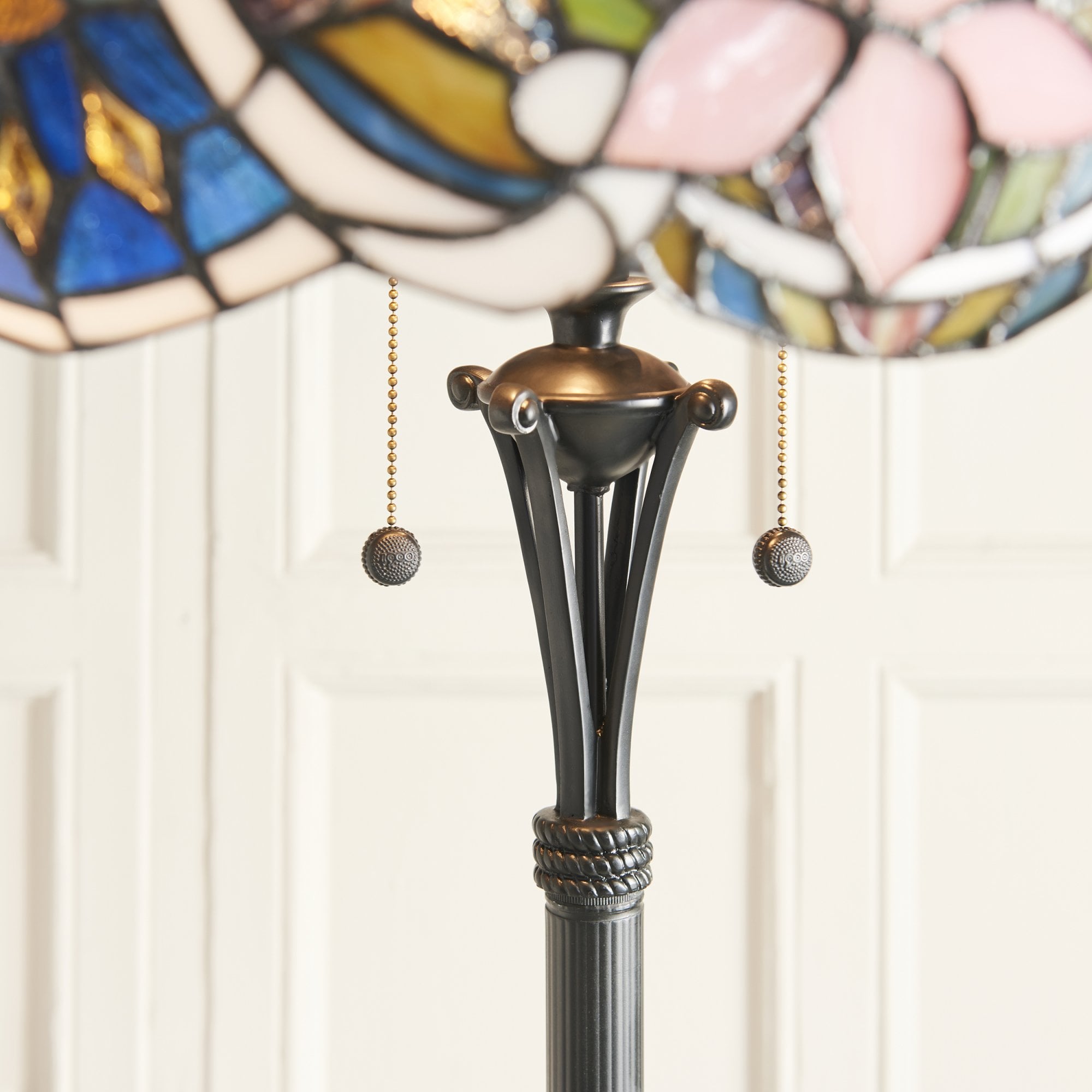 Interiors 1900 Sullivan Floor Lamp - Tiffany Glass