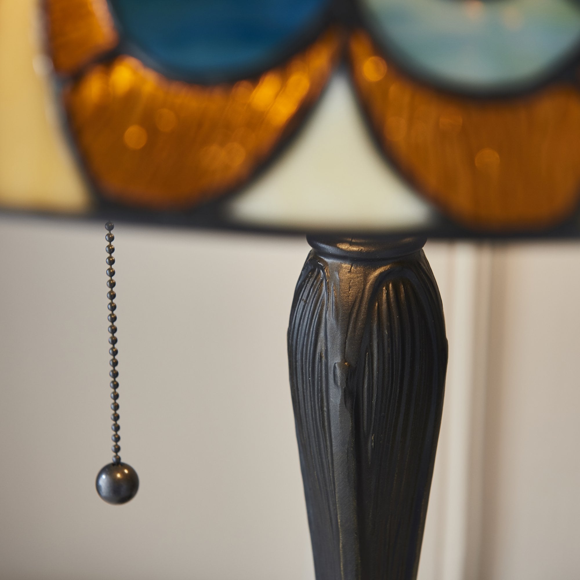 Interiors 1900 Hector Medium Table Lamp - Tiffany Glass