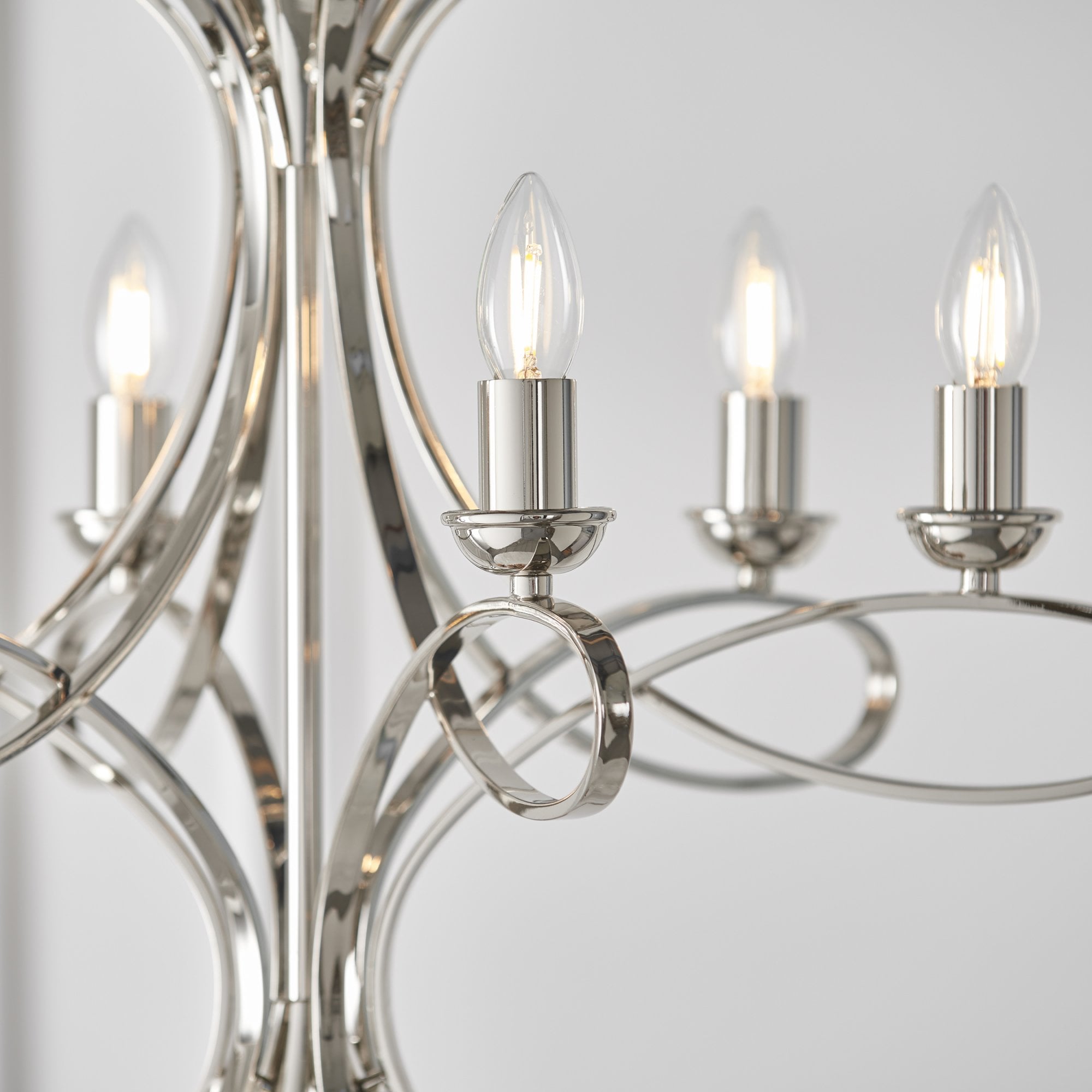 Interiors 1900 Penn 6 Light Pendant - Nickel