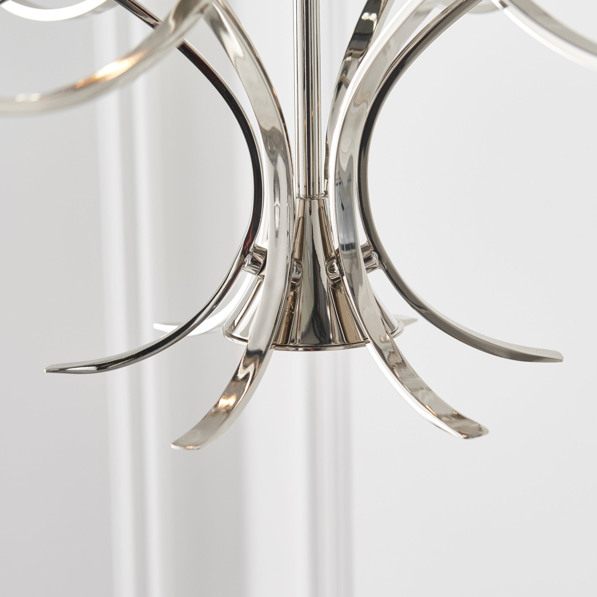 Interiors 1900 Penn 6 Light Pendant - Nickel