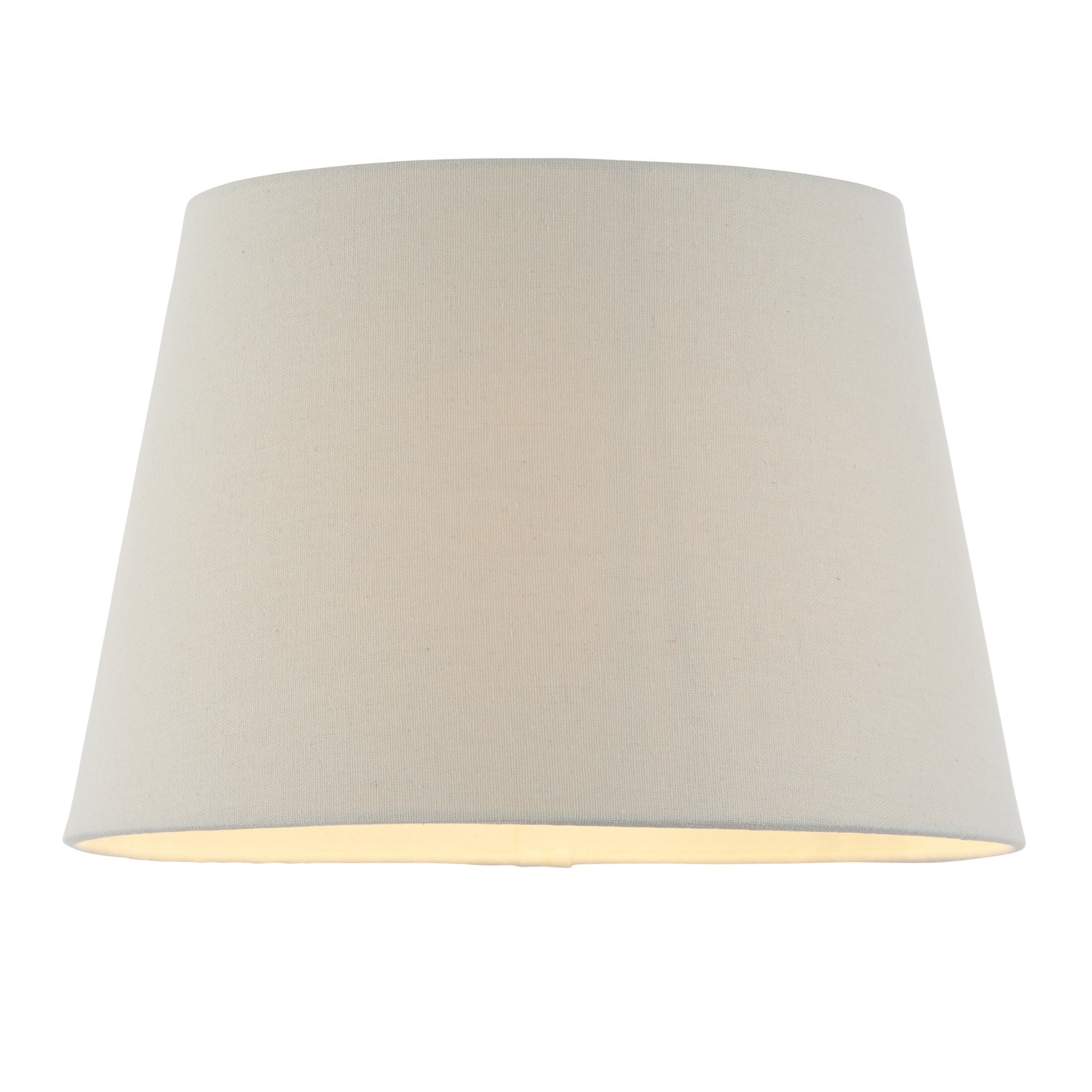 Endon Cici 12" Tapered Cylinder Shade - Ivory - Shade Only