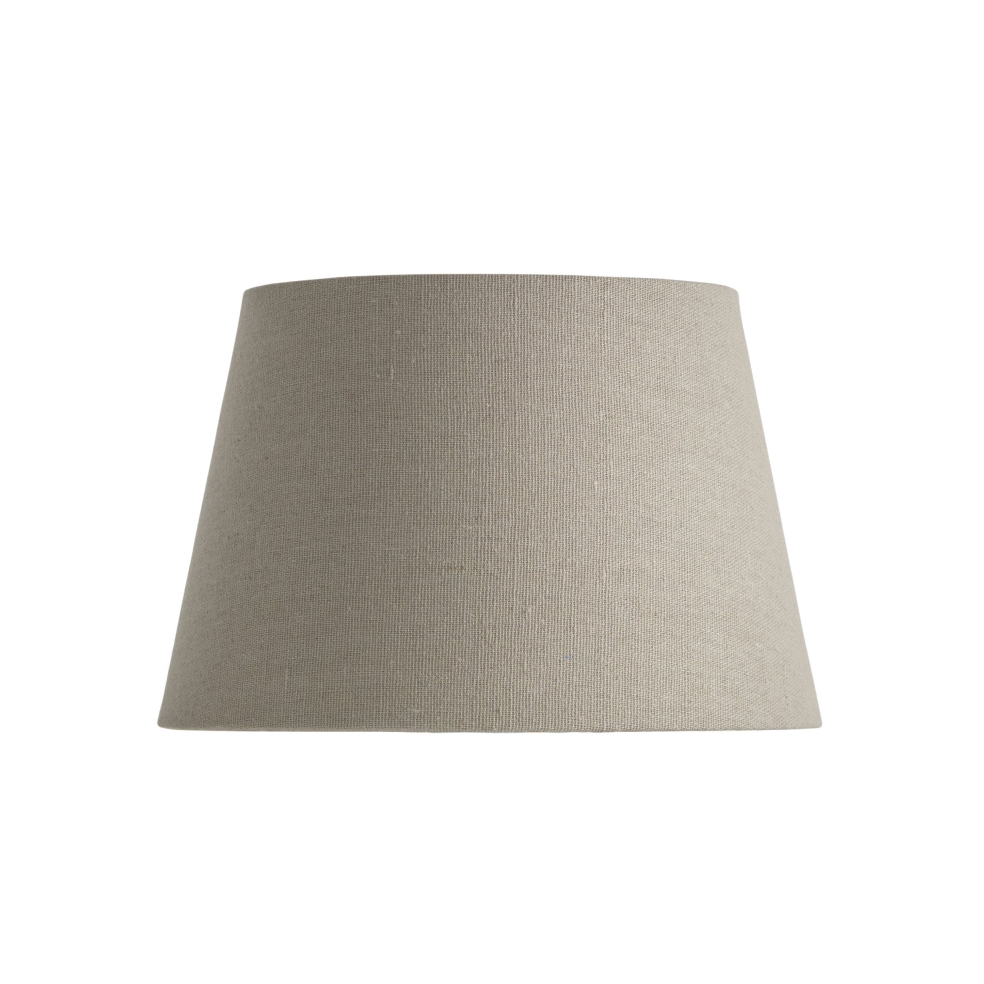 Endon Cici 8" Tapered Cylinder Shade - Grey Faux Linen - Shade Only