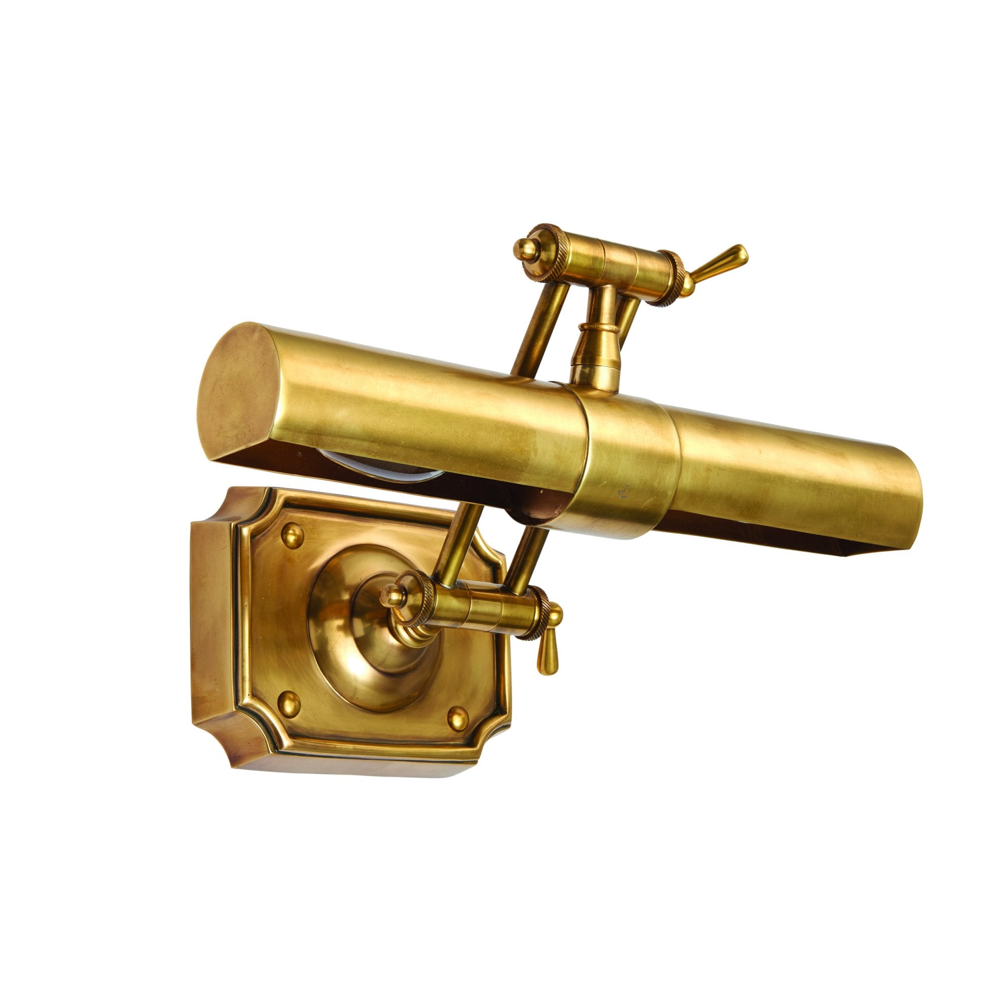 Interiors 1900 Winchester 14" 2 Light Wall Light - Solid Mellow Brass