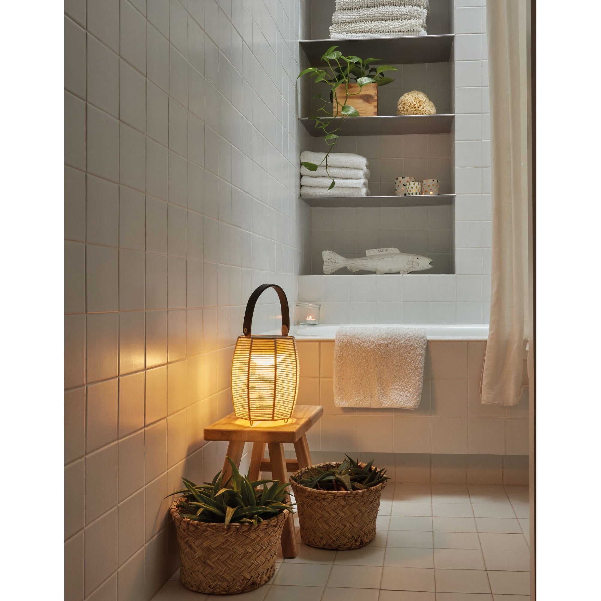 Bover Tanit M/29/R Portable Table Lamp