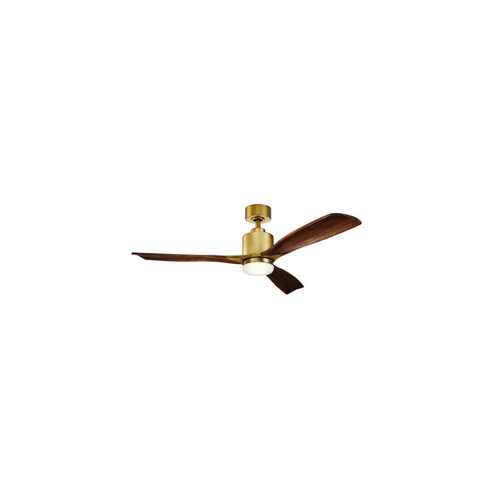 Kichler Ridley II 52" Fan - Natural Brass