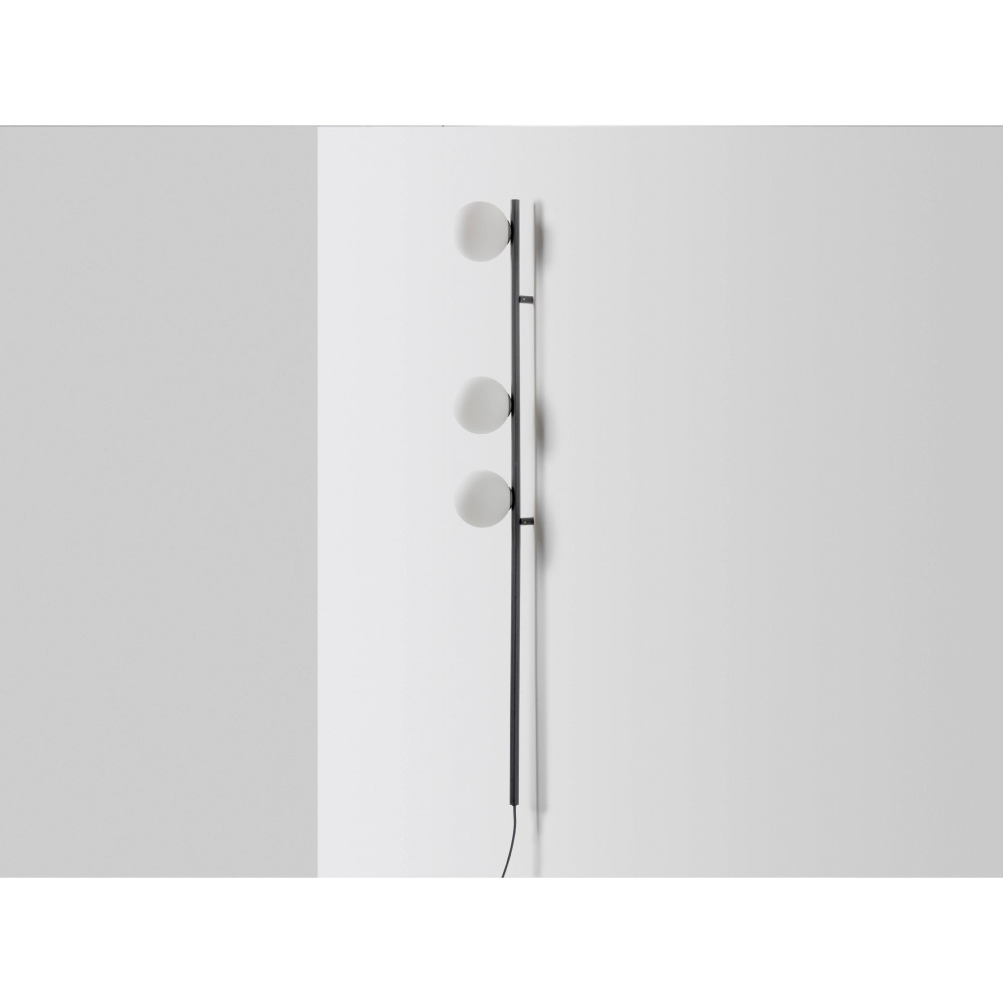 houseof. Bar Opal Ball Wall Light - Charcoal
