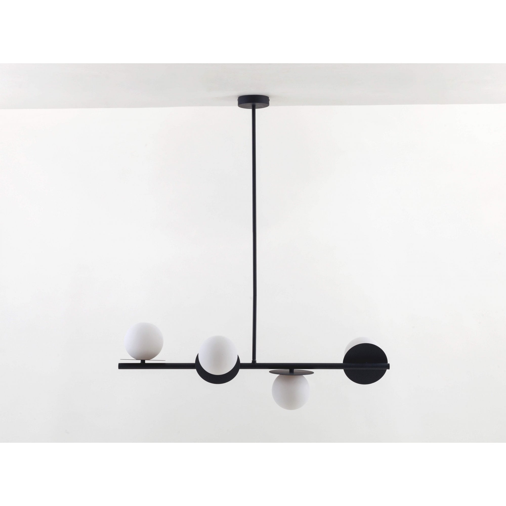 houseof. Opal Disk Ceiling Light IP44 - Charcoal