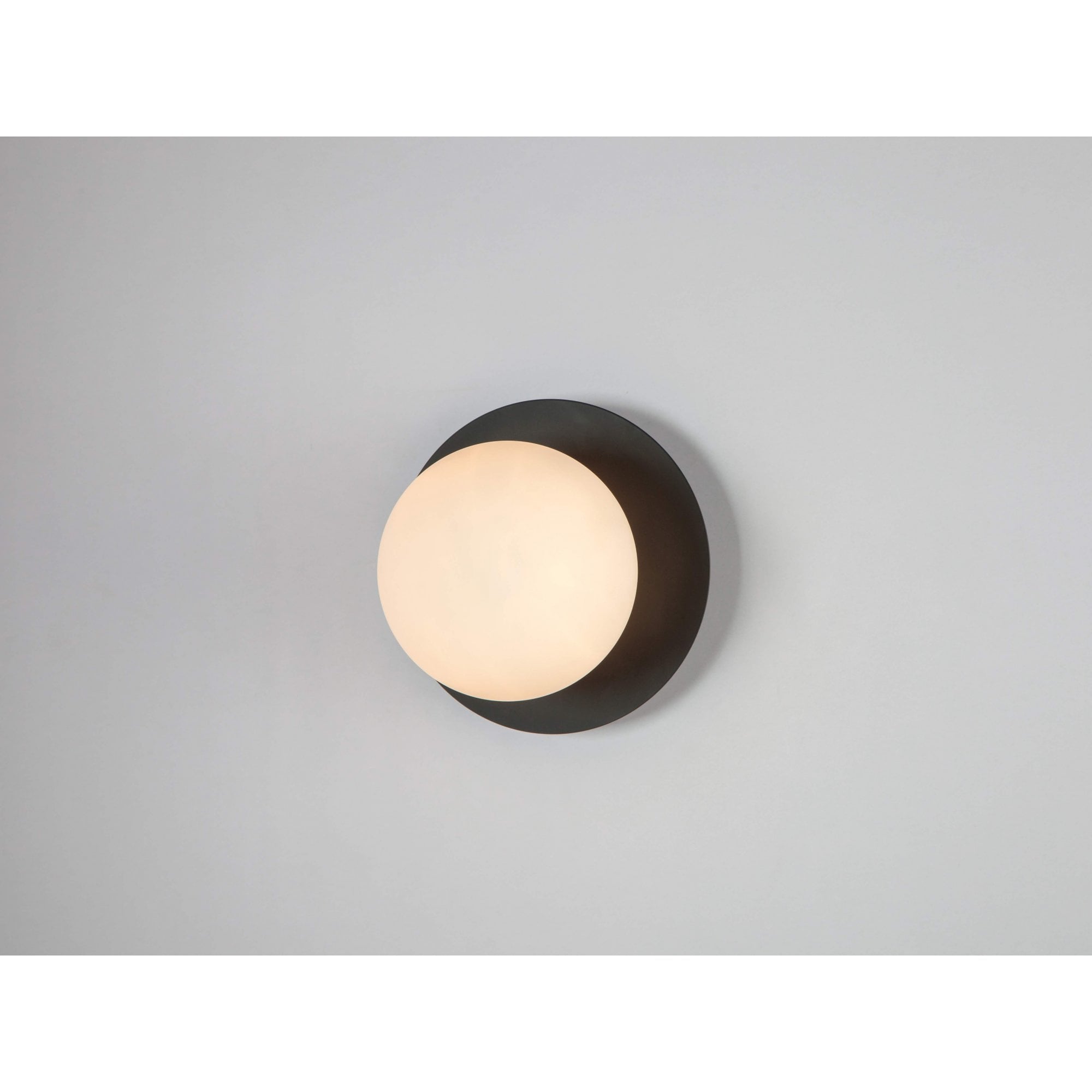 houseof. Opal Disk Wall Light - Charcoal Grey