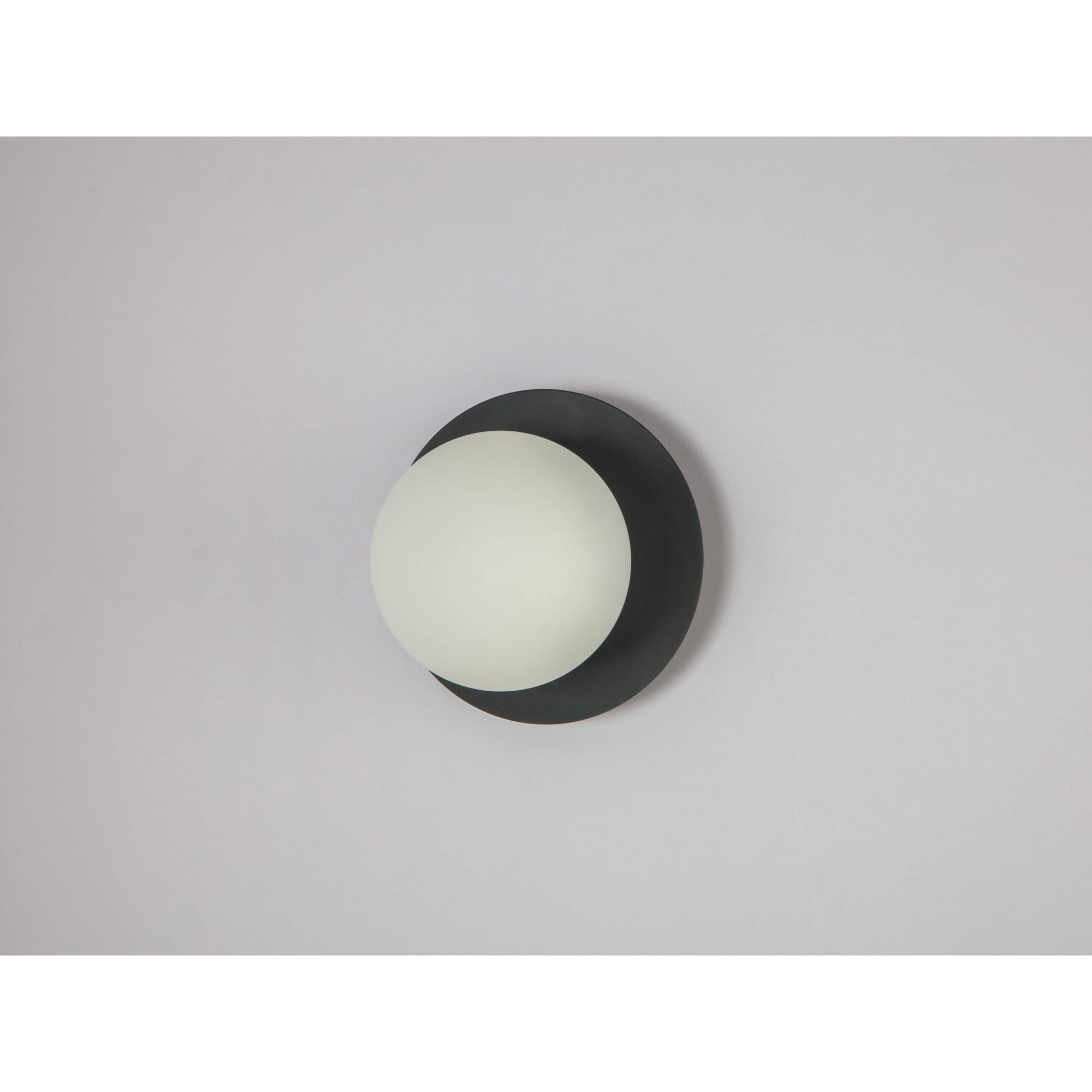 houseof. Opal Disk Wall Light - Charcoal Grey