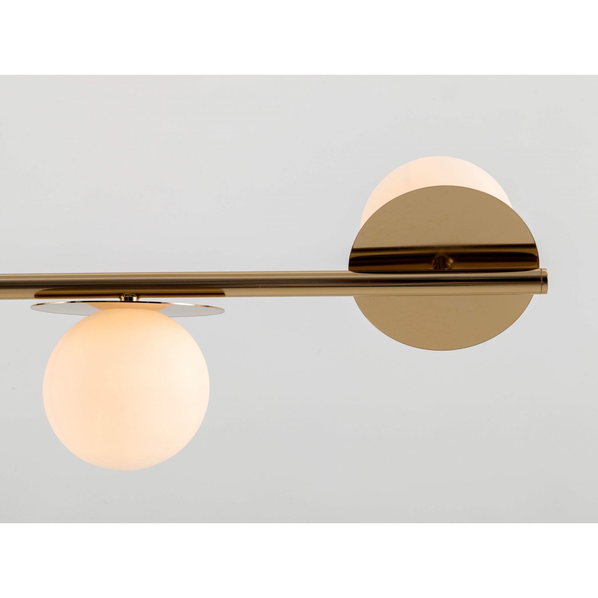 houseof. Opal Disk Ceiling Light IP44 - Brass
