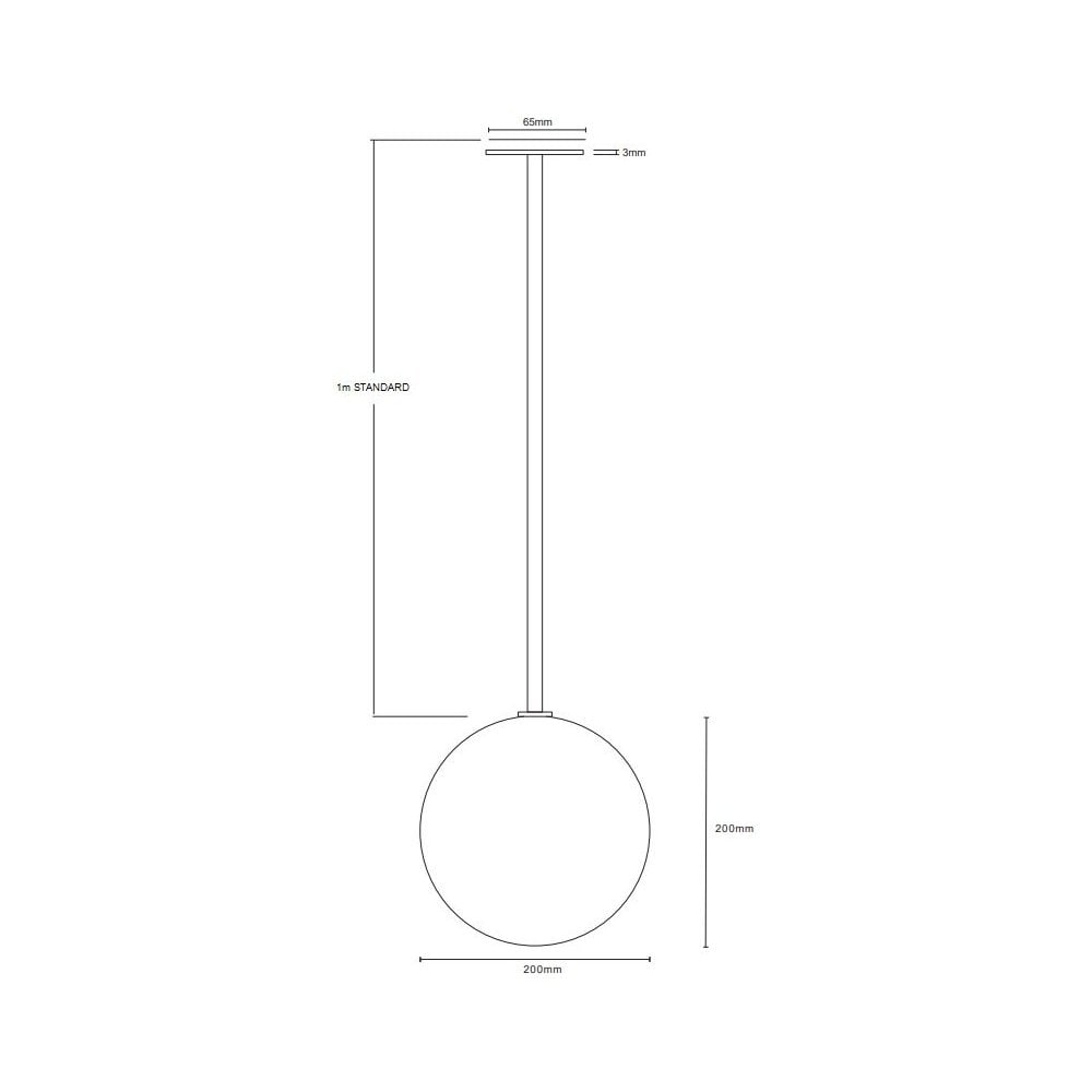 Leverint Pimlico Medium Sealed Rod Pendant