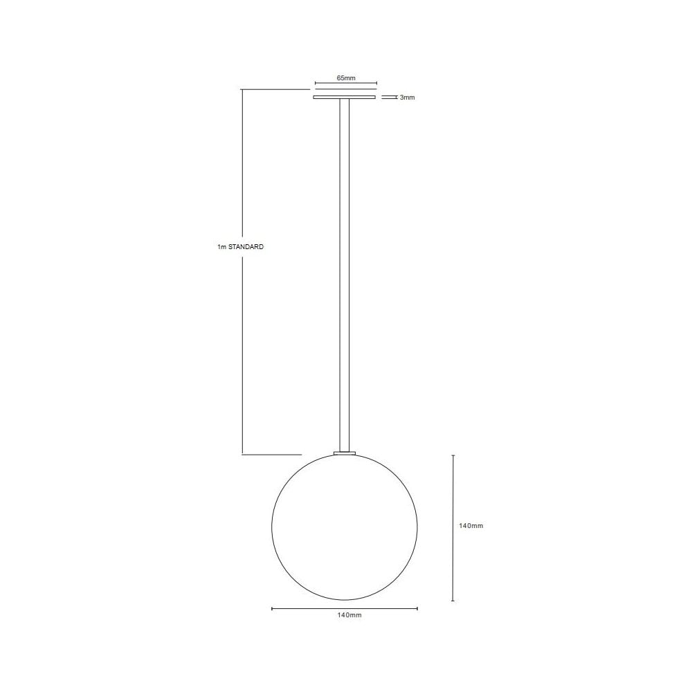 Leverint Pimlico Small Sealed Rod Pendant