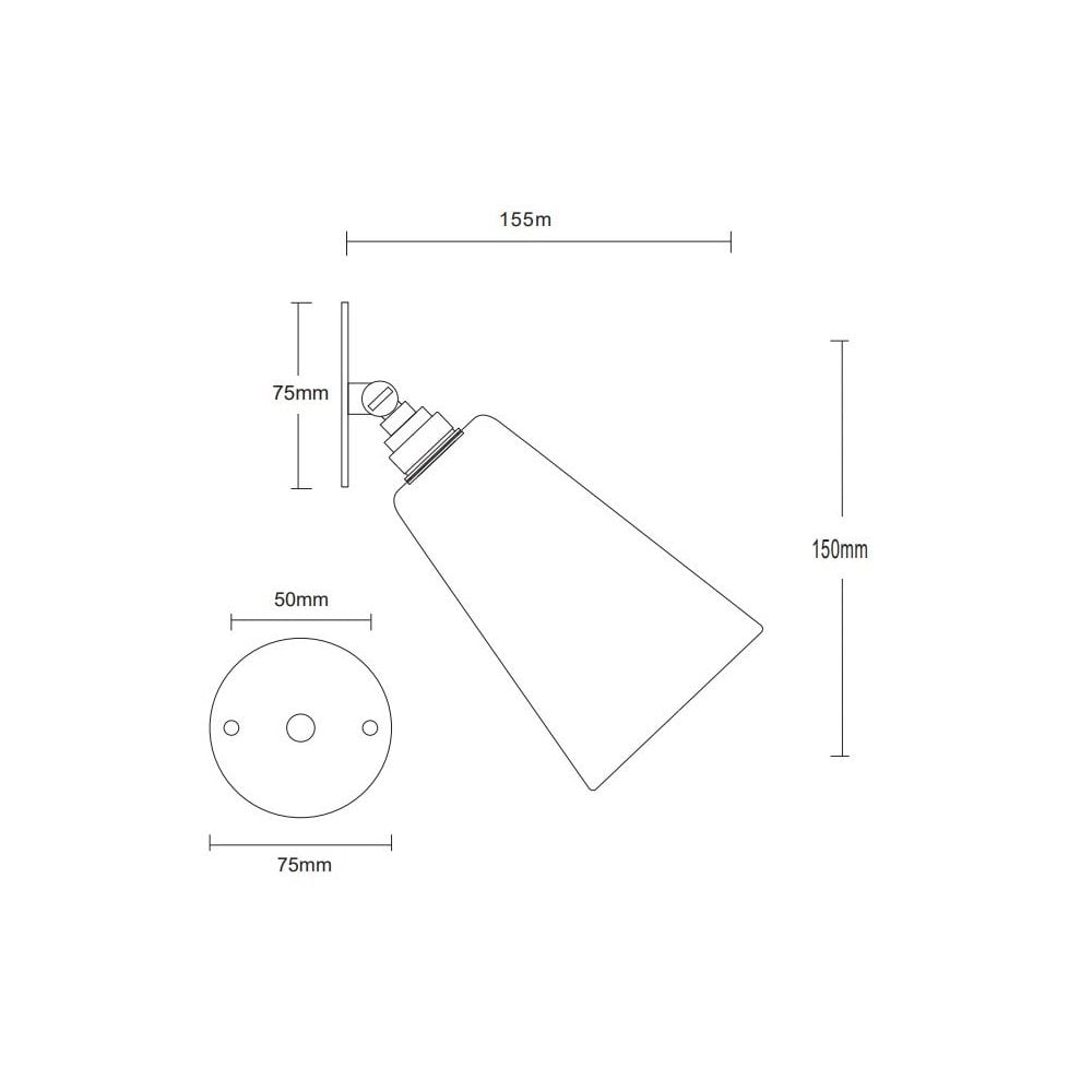 Leverint Camden Mini Adjustable Wall Light