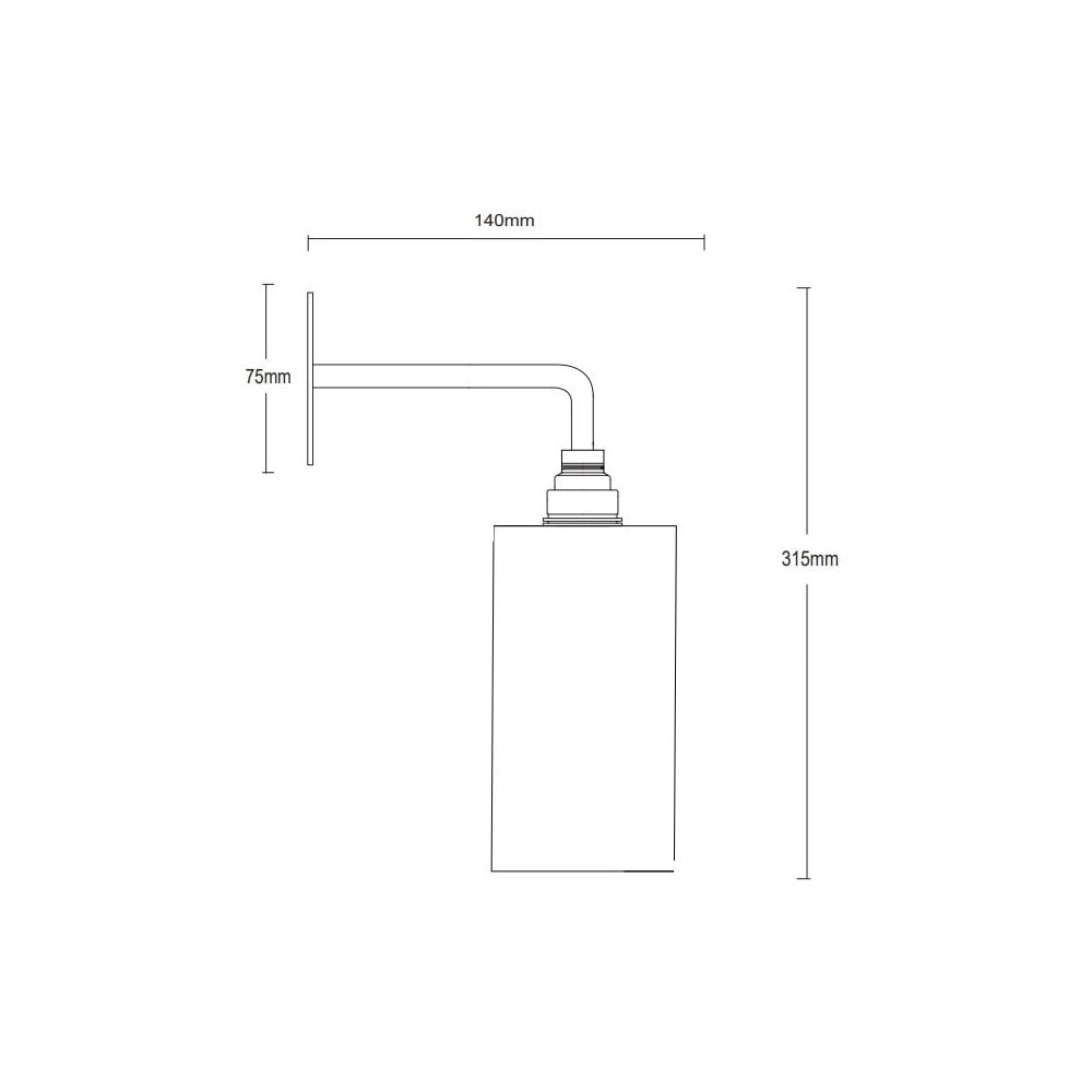 Leverint Piccadilly Small Sealed Wall Light