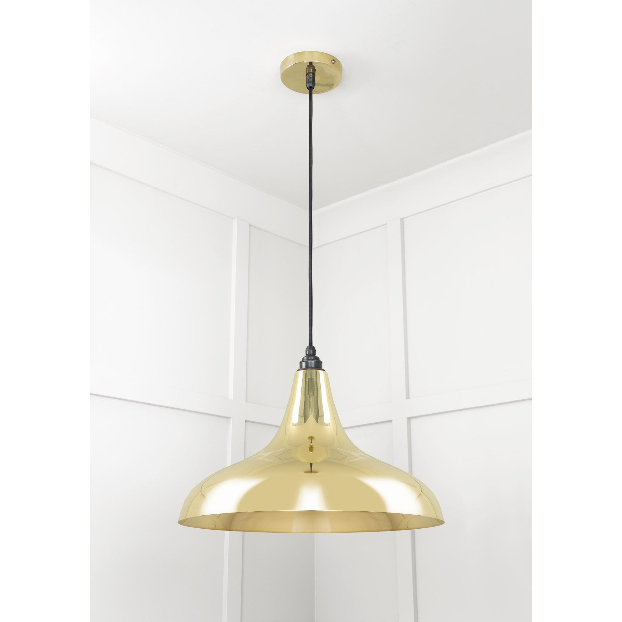 From The Anvil Smooth Brass Frankley Pendant