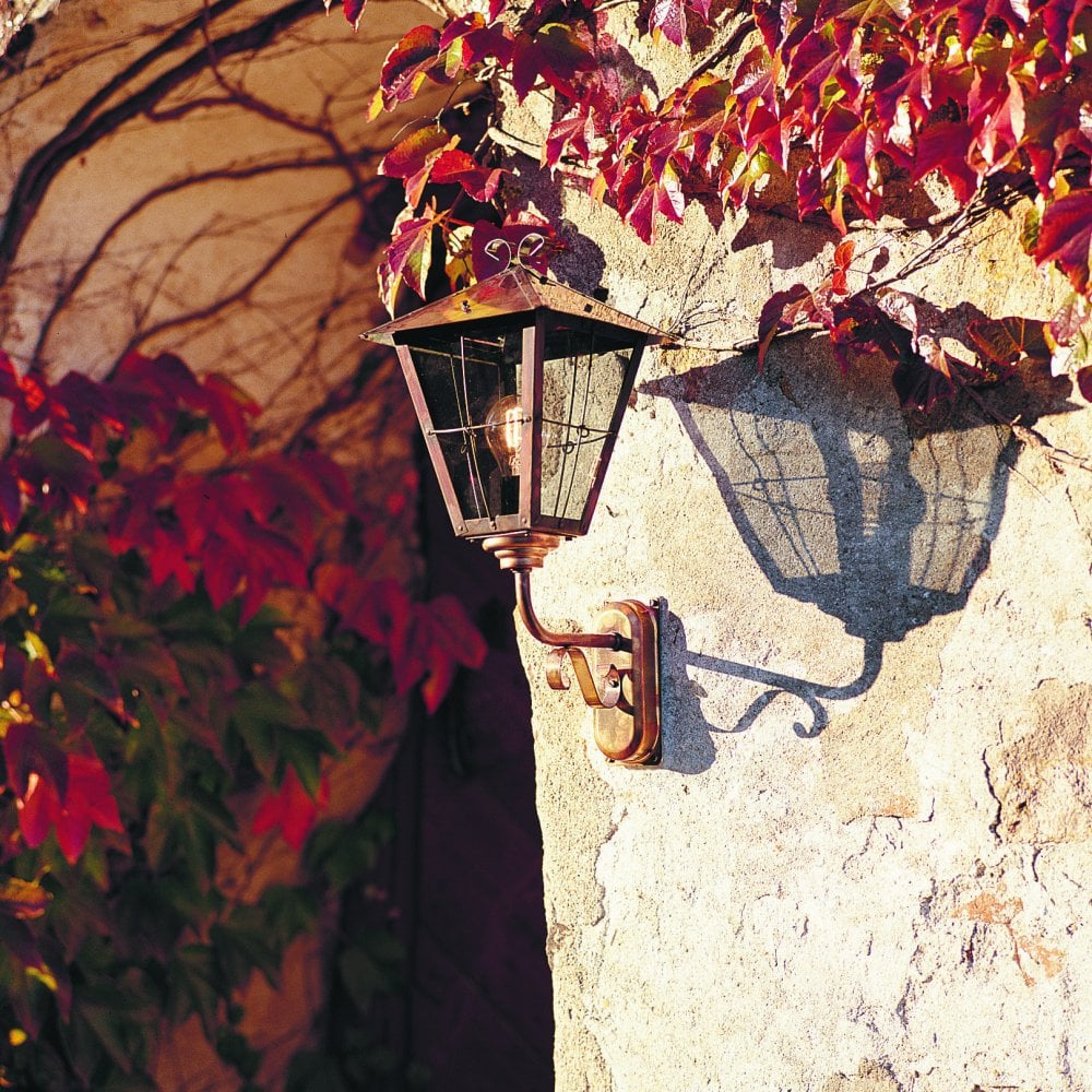 Konstsmide Fenix Up Wall Light - Copper