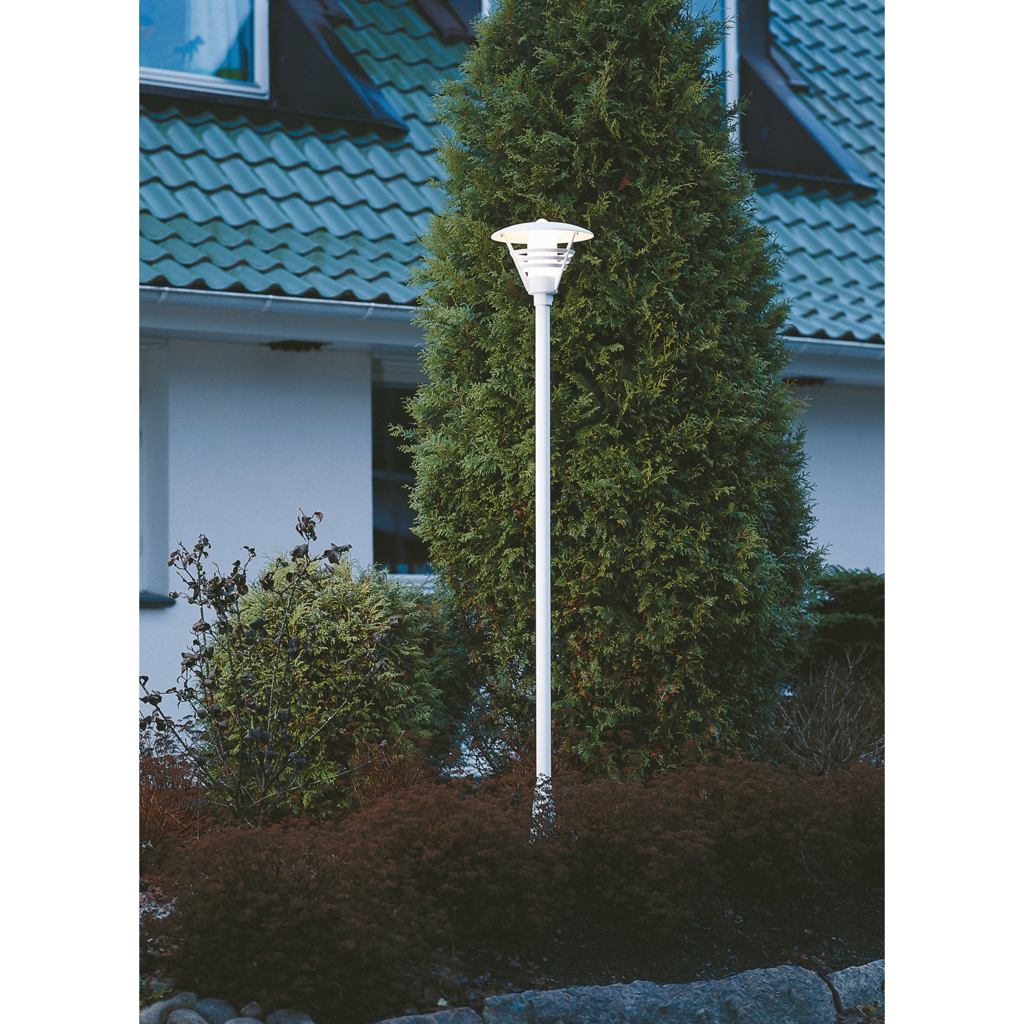 Konstsmide Gemini Single Head - Matt White - Head Only