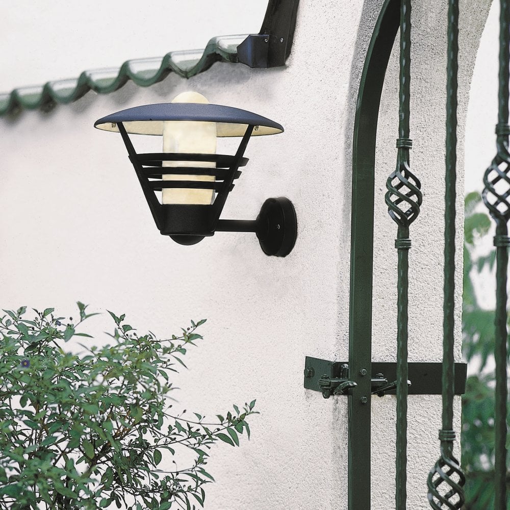 Konstsmide Gemini Wall Light - Matt Black