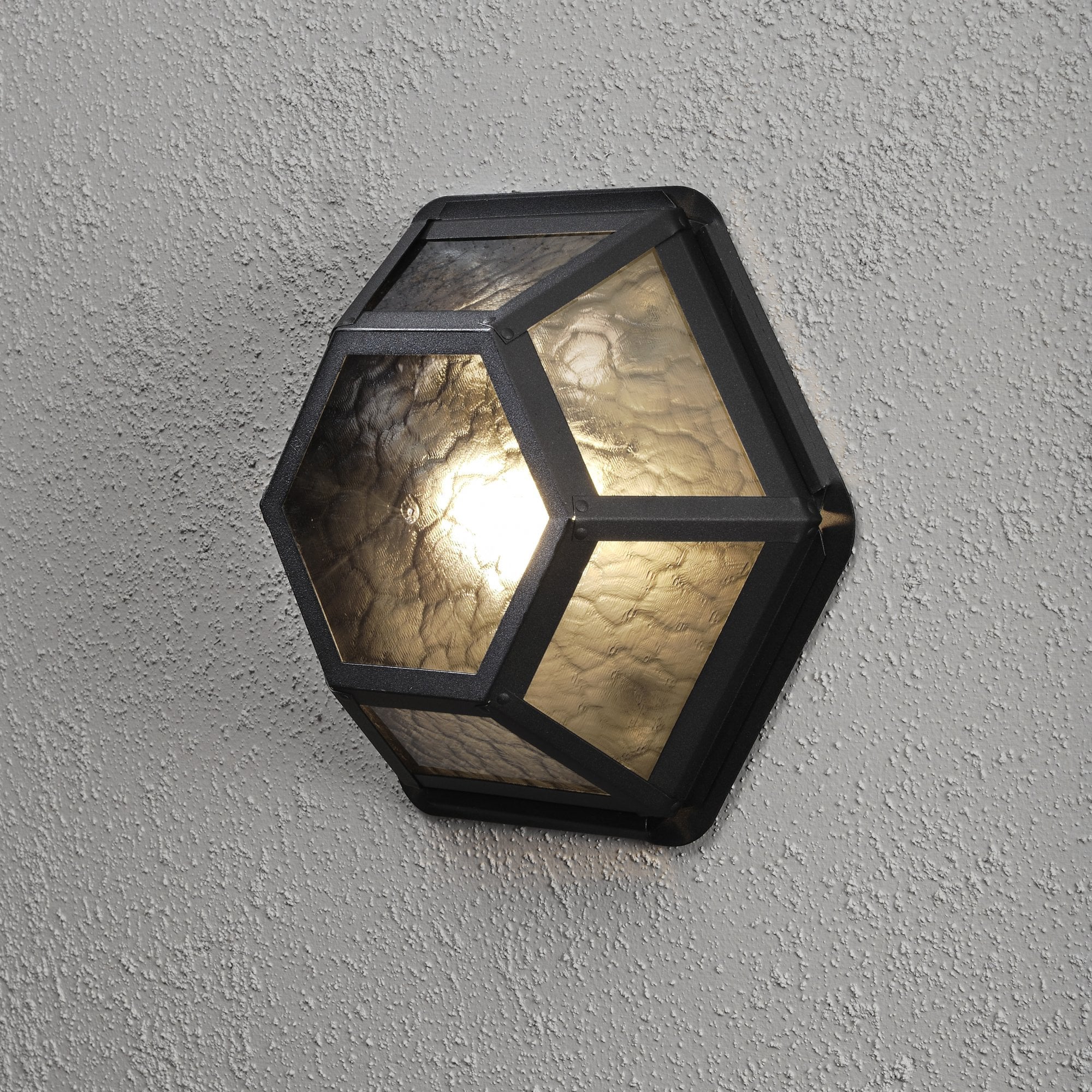 Konstsmide Castor Wall Light - Matt Black