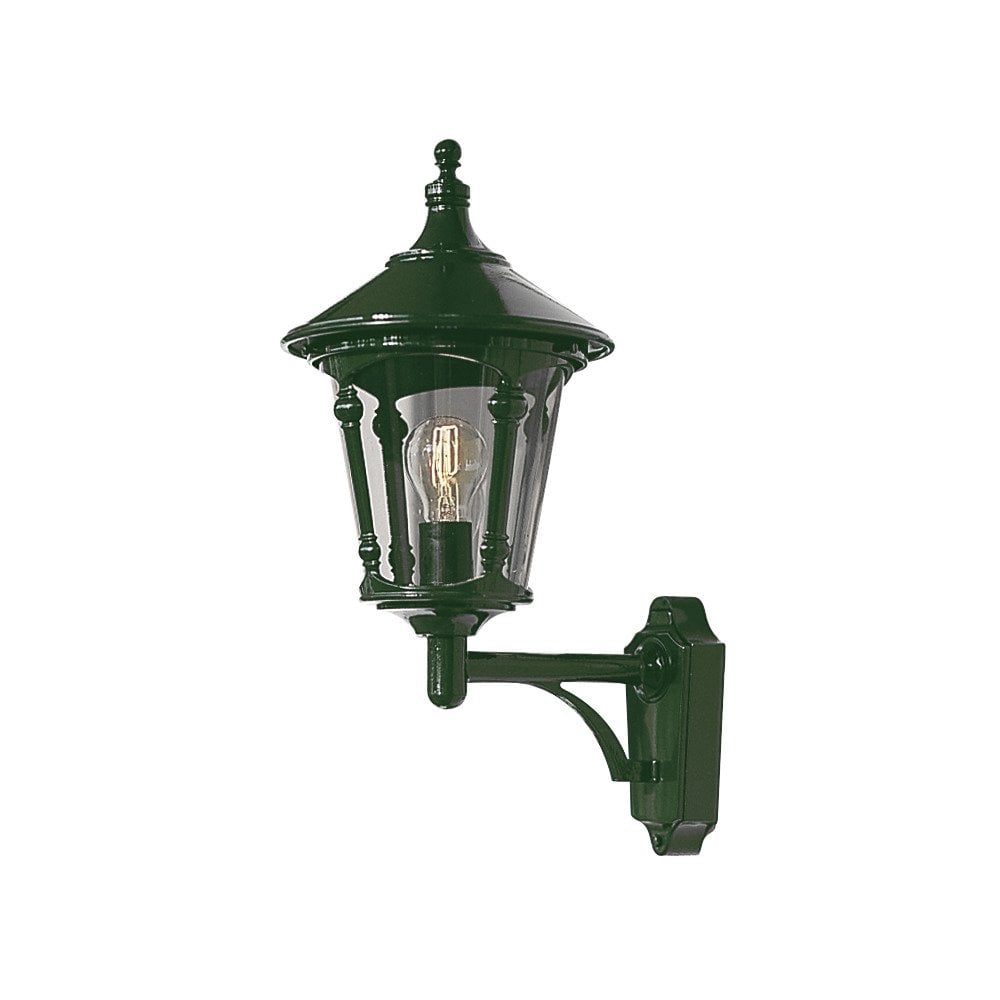 Konstsmide Virgo Up Wall Light - Green