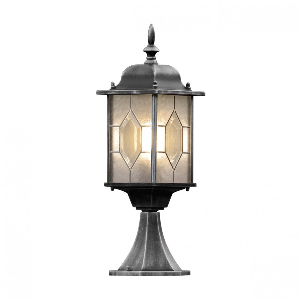 Konstsmide Milano Gate Post - Black