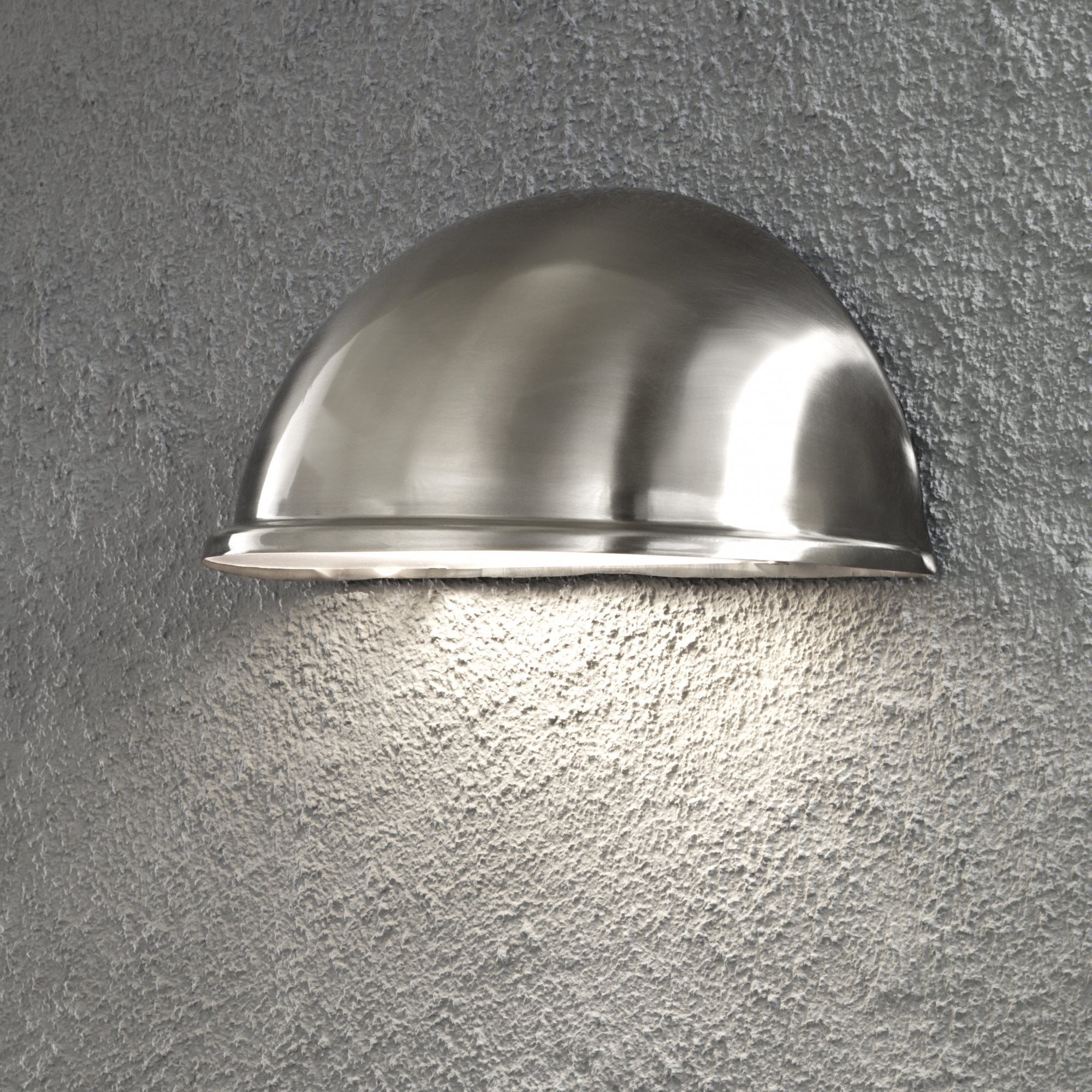 Konstsmide Torino Large Wall Light - Stainless Steel